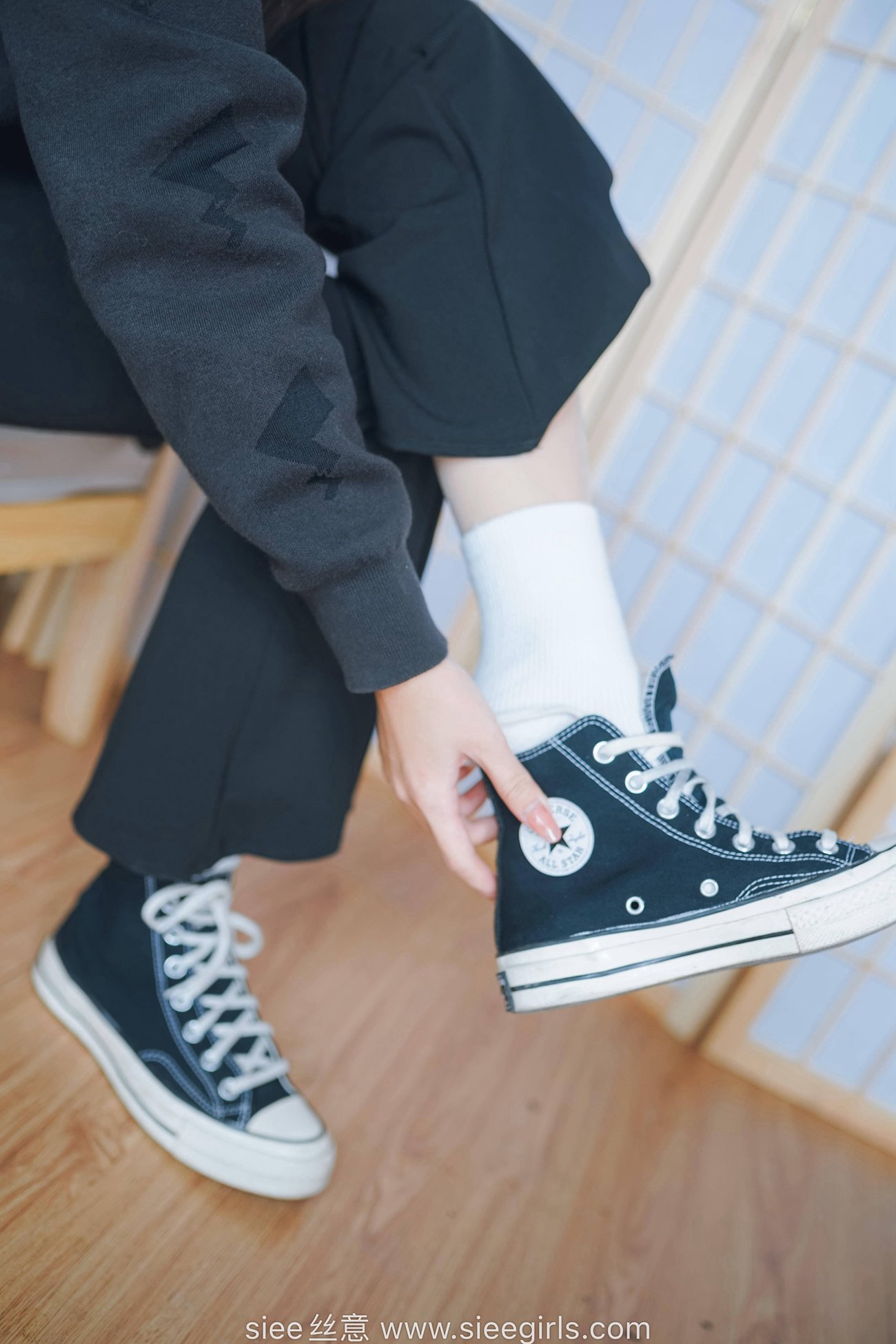 图片[12]-[SIEE丝意] NO.475 新人岚岚～帆布鞋 [91P] – 速更版-美库