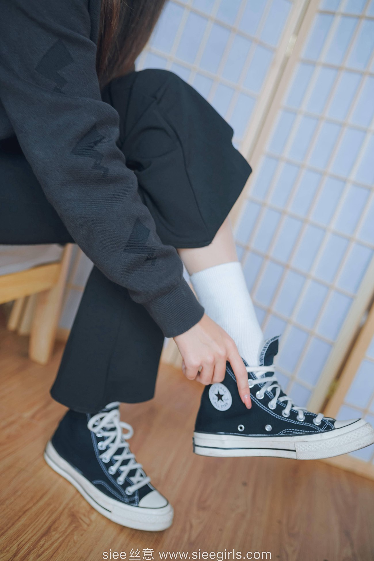 图片[13]-[SIEE丝意] NO.475 新人岚岚～帆布鞋 [91P] – 速更版-美库