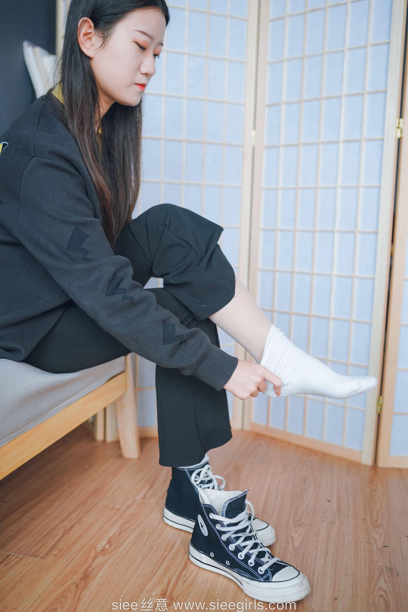 图片[15]-[SIEE丝意] NO.475 新人岚岚～帆布鞋 [91P] – 速更版-美库