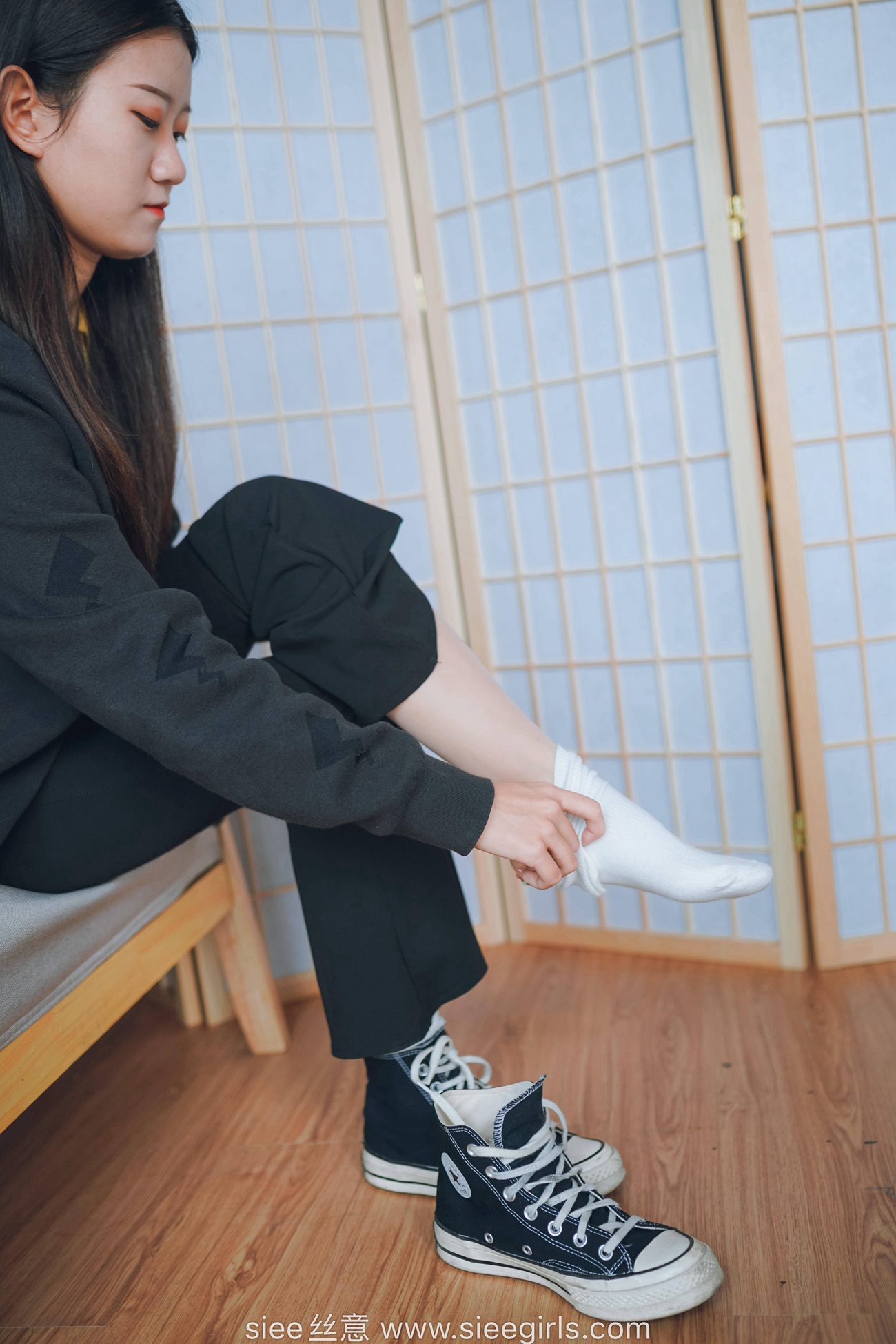 图片[16]-[SIEE丝意] NO.475 新人岚岚～帆布鞋 [91P] – 速更版-美库