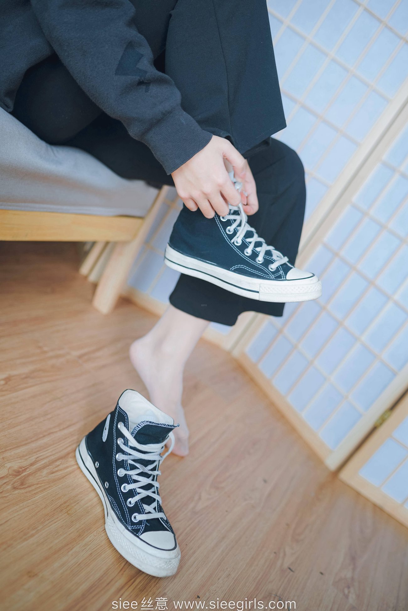 图片[30]-[SIEE丝意] NO.475 新人岚岚～帆布鞋 [91P] – 速更版-美库