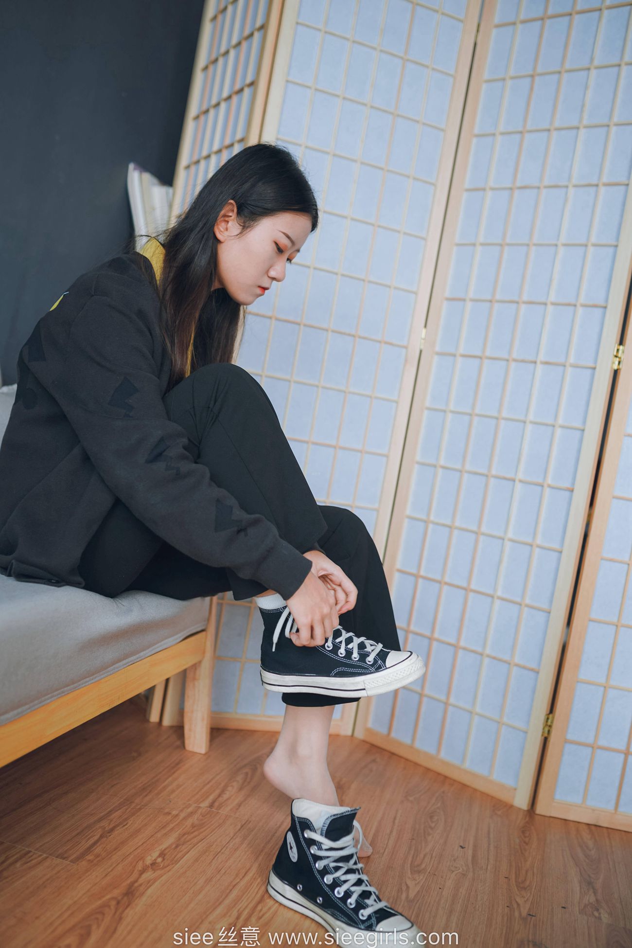 图片[34]-[SIEE丝意] NO.475 新人岚岚～帆布鞋 [91P] – 速更版-美库