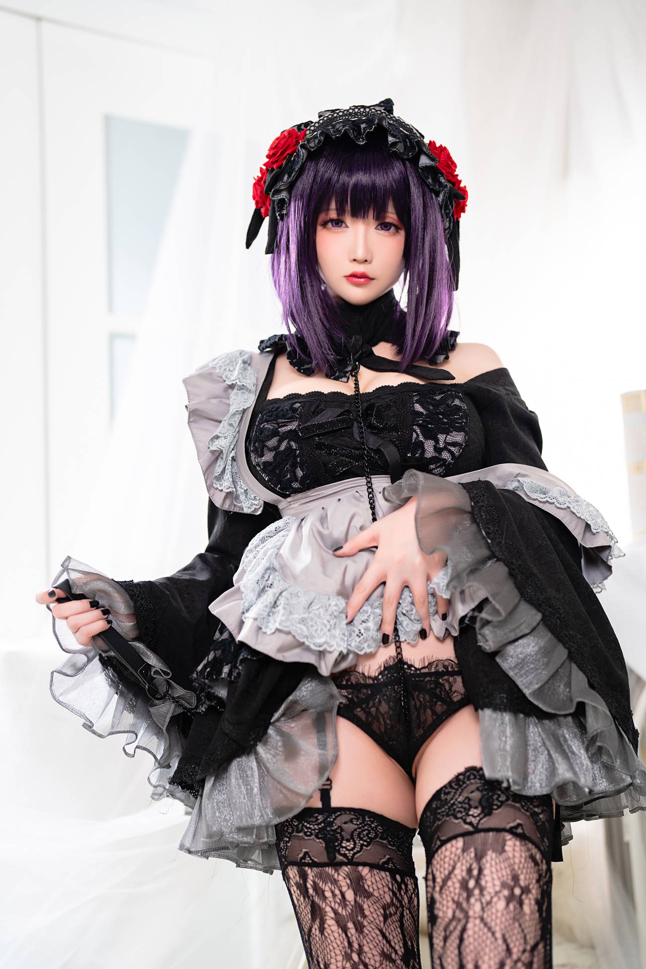 图片[40]-Coser小姐姐星之迟迟 – 黑江雫 [39P] – 速更版-美库