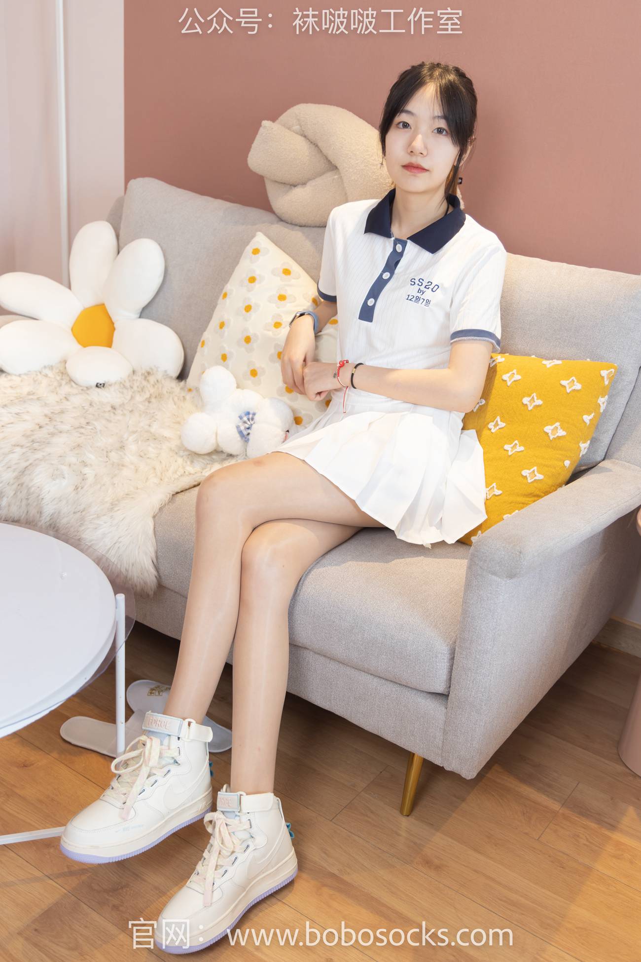 图片[16]-[BoBoSocks袜啵啵]NO.096 小甜豆-板鞋、白棉袜、油亮肉丝[145P] – 速更版-美库