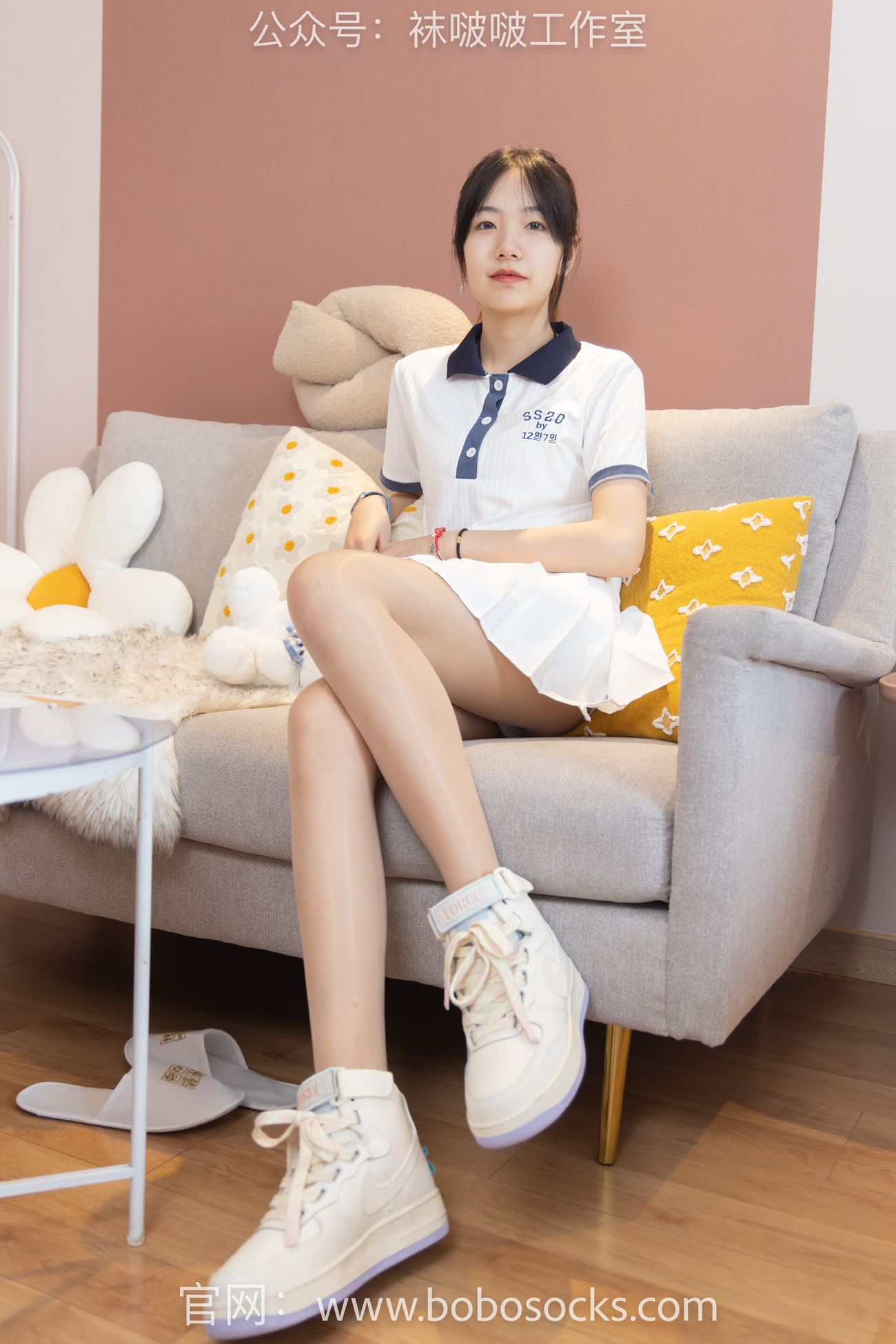 图片[17]-[BoBoSocks袜啵啵]NO.096 小甜豆-板鞋、白棉袜、油亮肉丝[145P] – 速更版-美库