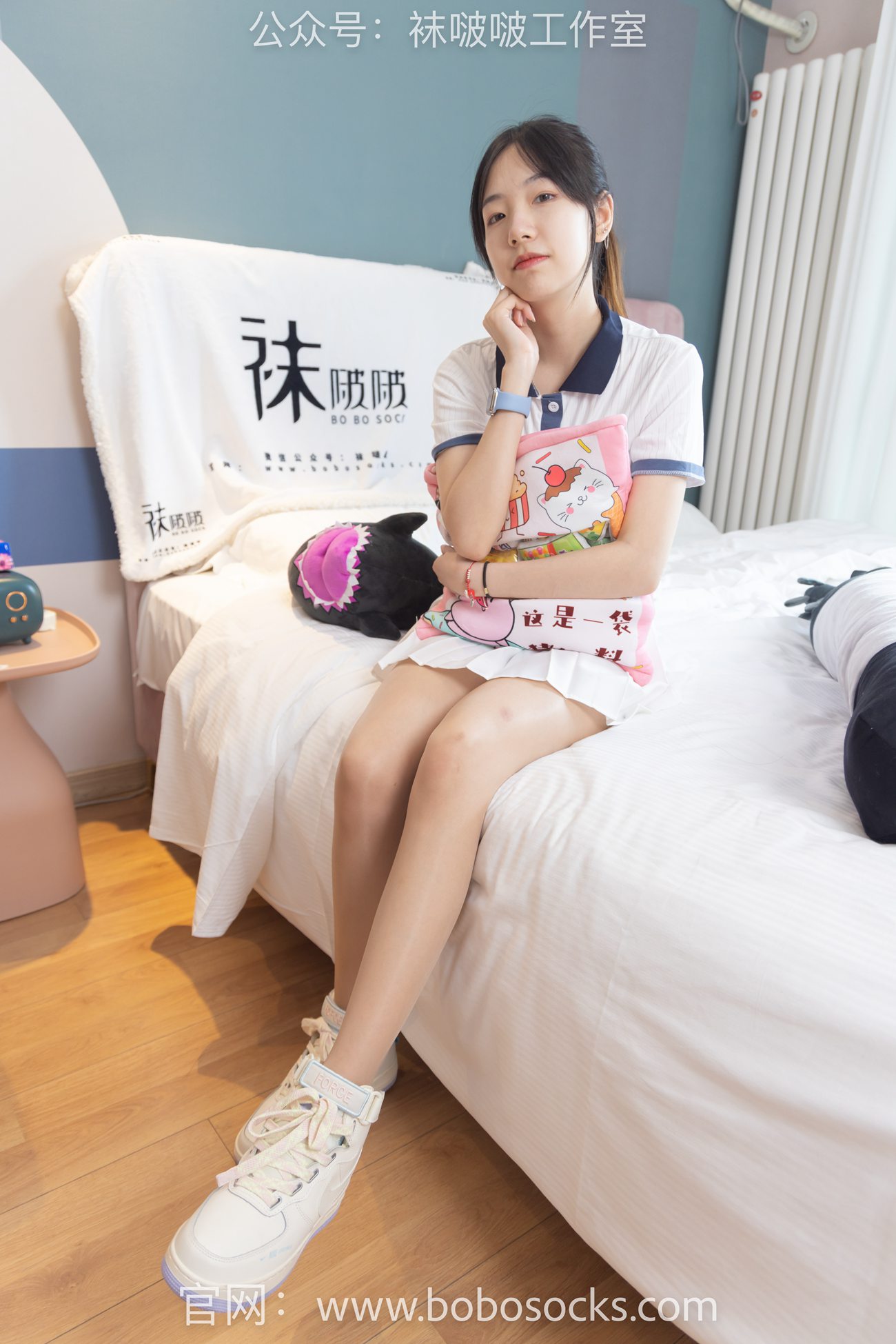 图片[145]-[BoBoSocks袜啵啵]NO.096 小甜豆-板鞋、白棉袜、油亮肉丝[145P] – 速更版-美库