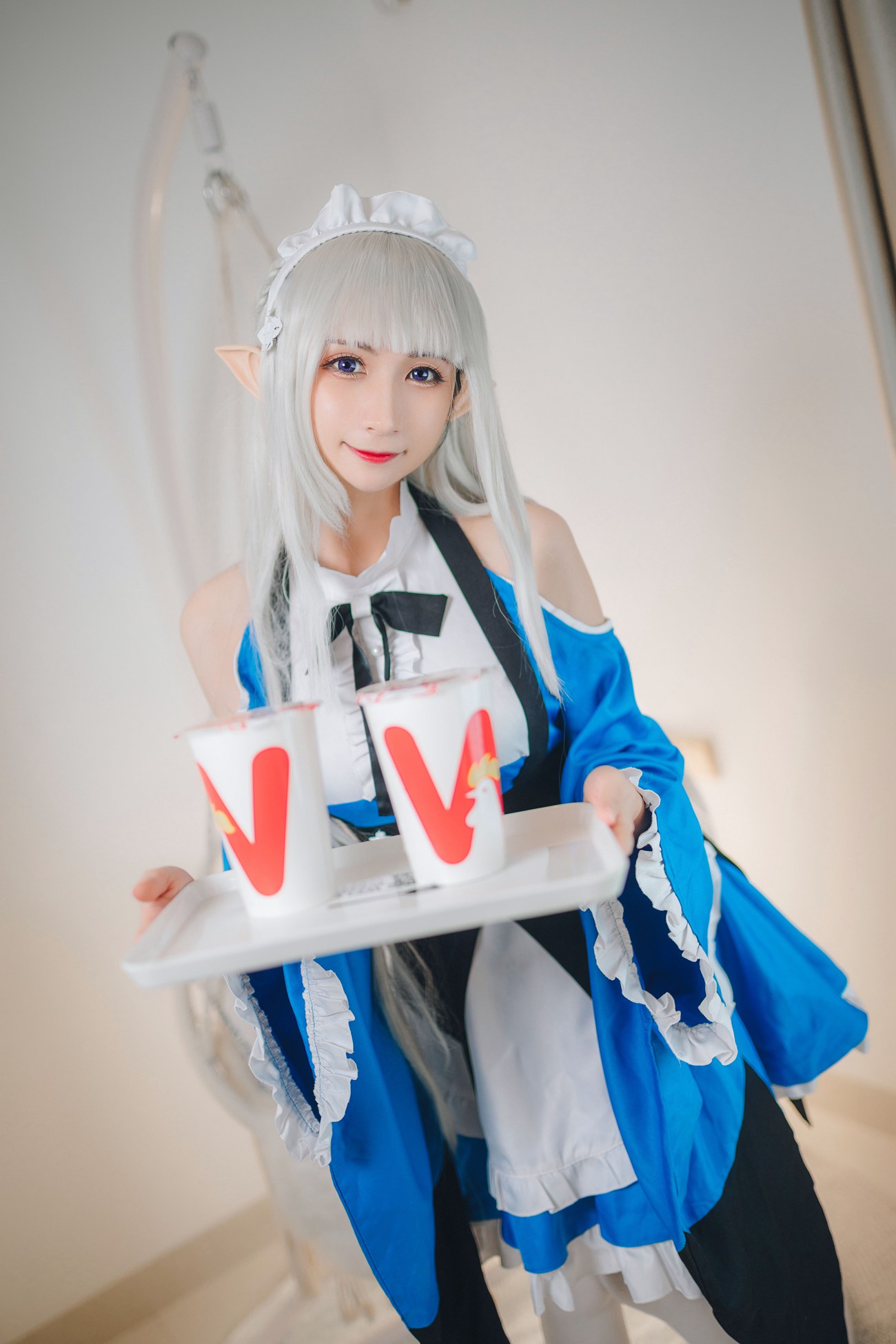 图片[15]-贝儿酱Miki – 艾米莉亚女仆 [29P] – 速更版-美库