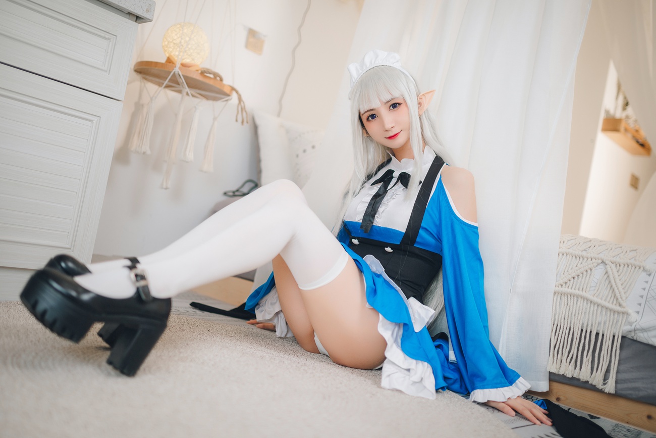 图片[17]-贝儿酱Miki – 艾米莉亚女仆 [29P] – 速更版-美库