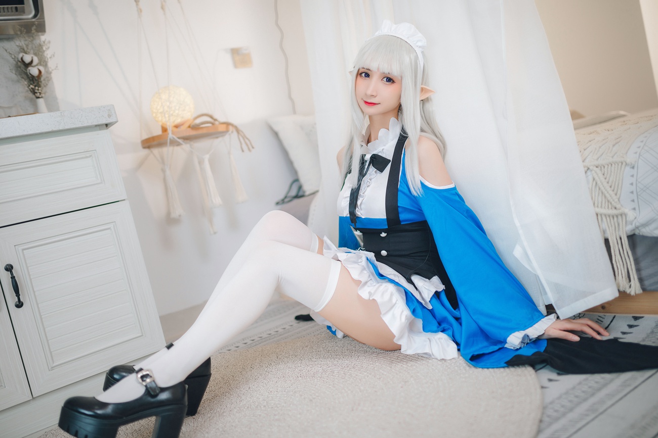 图片[18]-贝儿酱Miki – 艾米莉亚女仆 [29P] – 速更版-美库