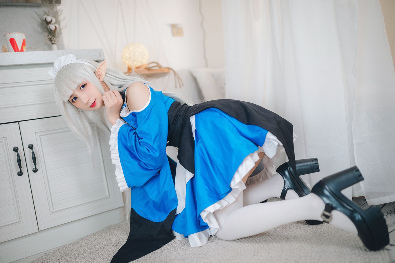 图片[19]-贝儿酱Miki – 艾米莉亚女仆 [29P] – 速更版-美库