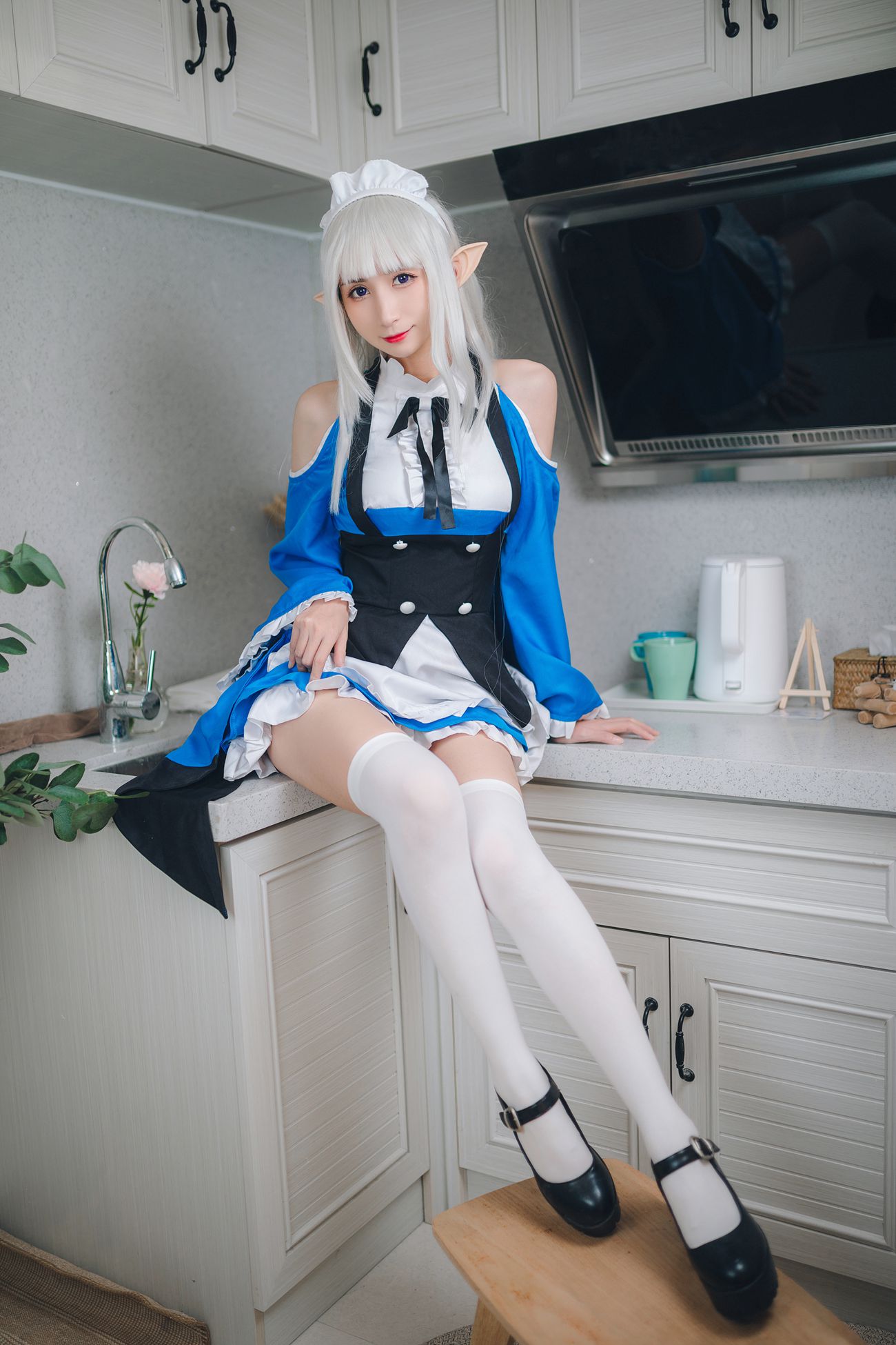 图片[27]-贝儿酱Miki – 艾米莉亚女仆 [29P] – 速更版-美库