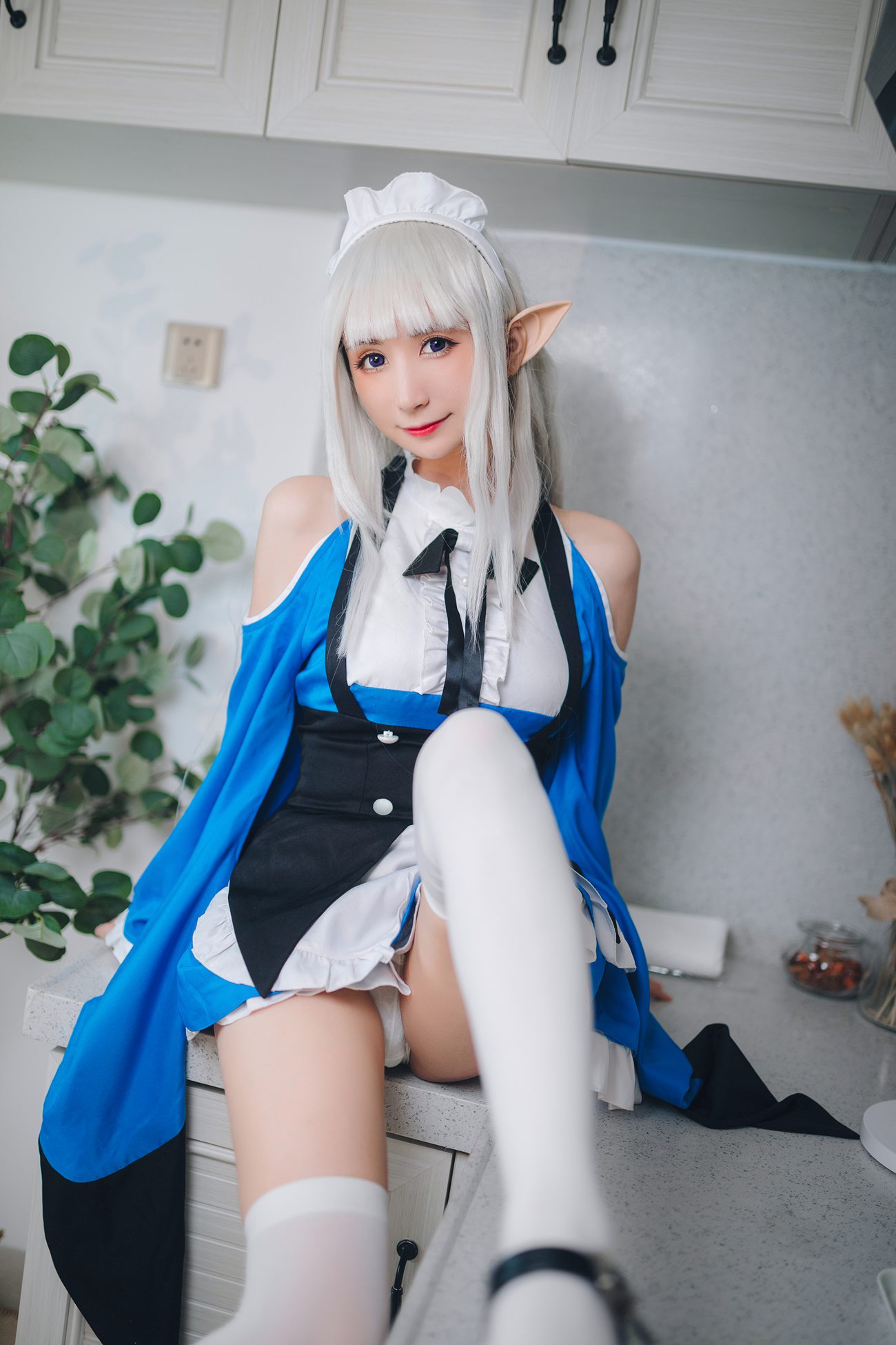 图片[30]-贝儿酱Miki – 艾米莉亚女仆 [29P] – 速更版-美库