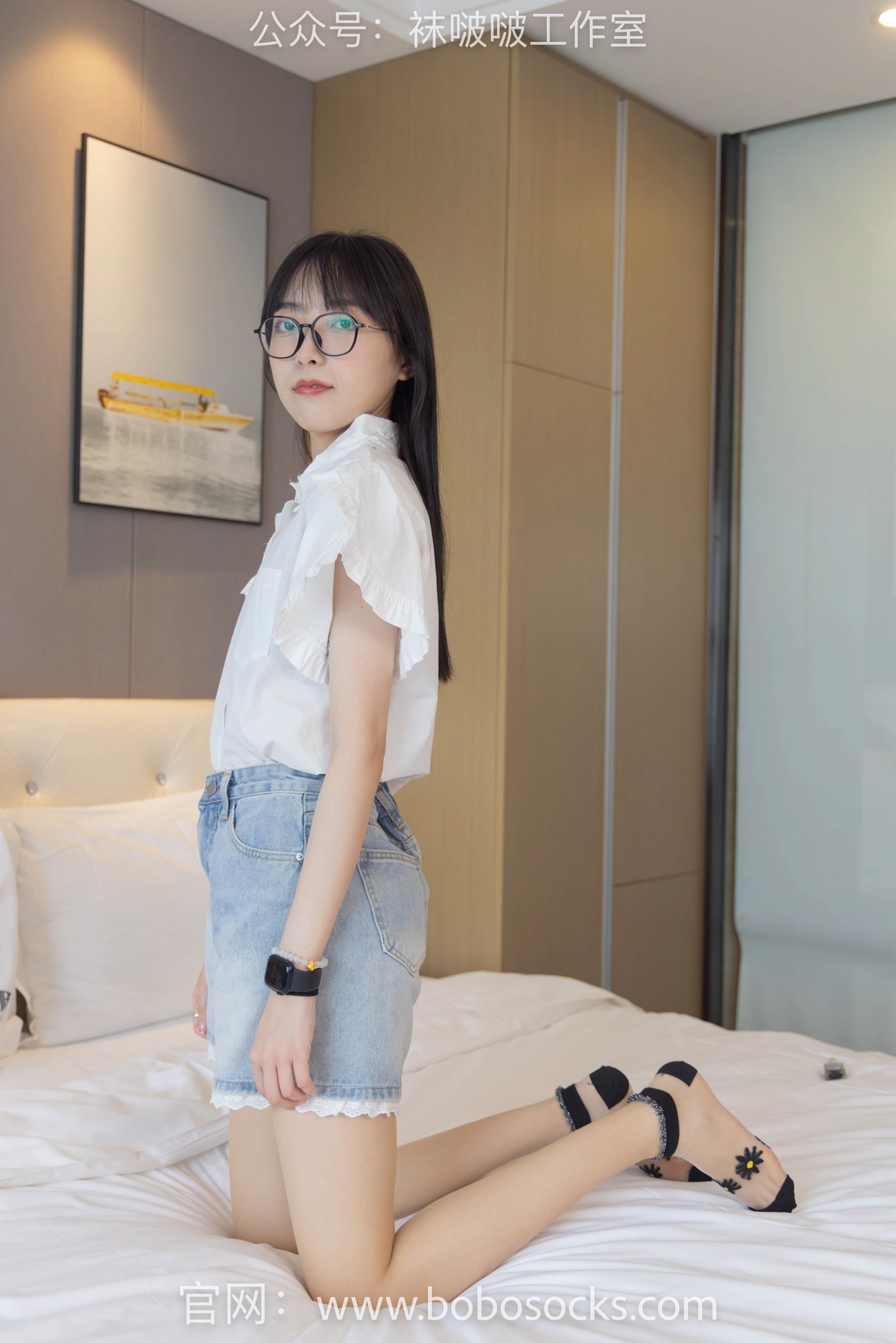 图片[46]-[BoBoSocks袜啵啵]NO.097 稚予-板鞋、玻璃丝短袜、肉丝[140P] – 速更版-美库