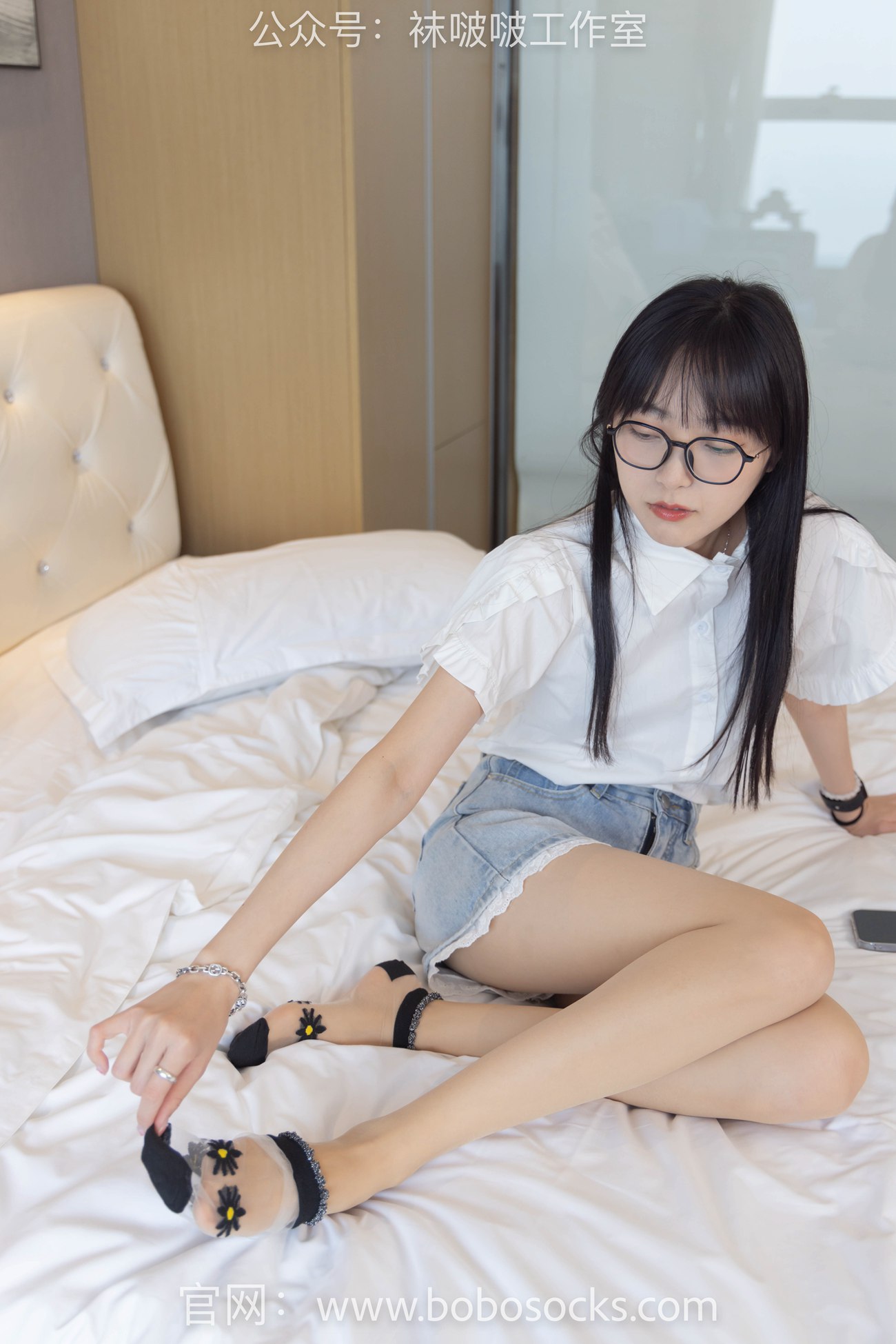 图片[89]-[BoBoSocks袜啵啵]NO.097 稚予-板鞋、玻璃丝短袜、肉丝[140P] – 速更版-美库