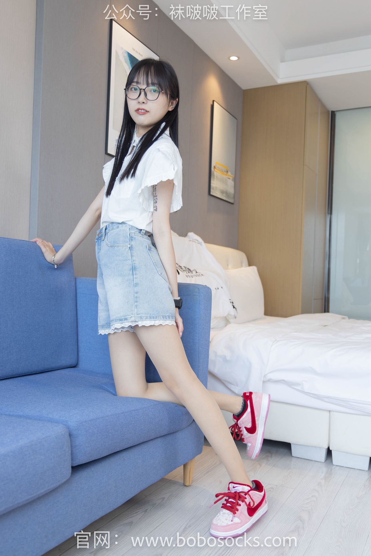 图片[136]-[BoBoSocks袜啵啵]NO.097 稚予-板鞋、玻璃丝短袜、肉丝[140P] – 速更版-美库