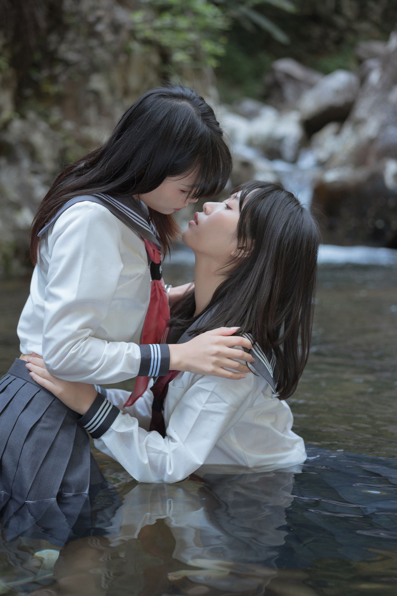 图片[49]-萌芽儿o0- 请叫我若生 小溪JK百合[60P] – 速更版-美库