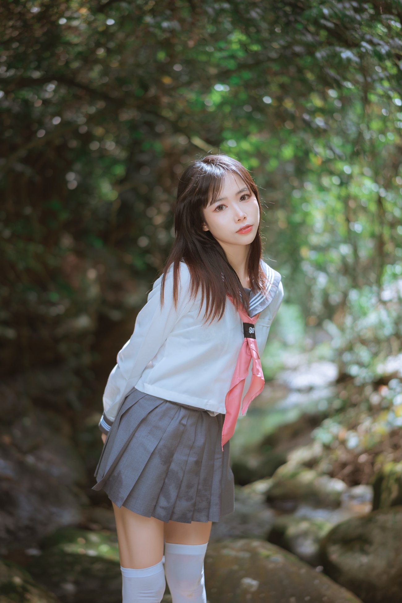 图片[54]-萌芽儿o0- 请叫我若生 小溪JK百合[60P] – 速更版-美库