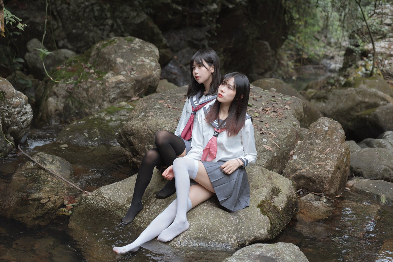 图片[56]-萌芽儿o0- 请叫我若生 小溪JK百合[60P] – 速更版-美库