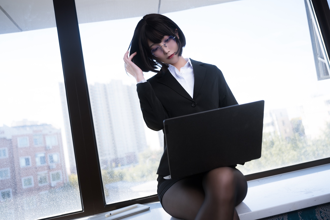 图片[17]-汪知子 – 黑丝OL[16P] – 速更版-美库