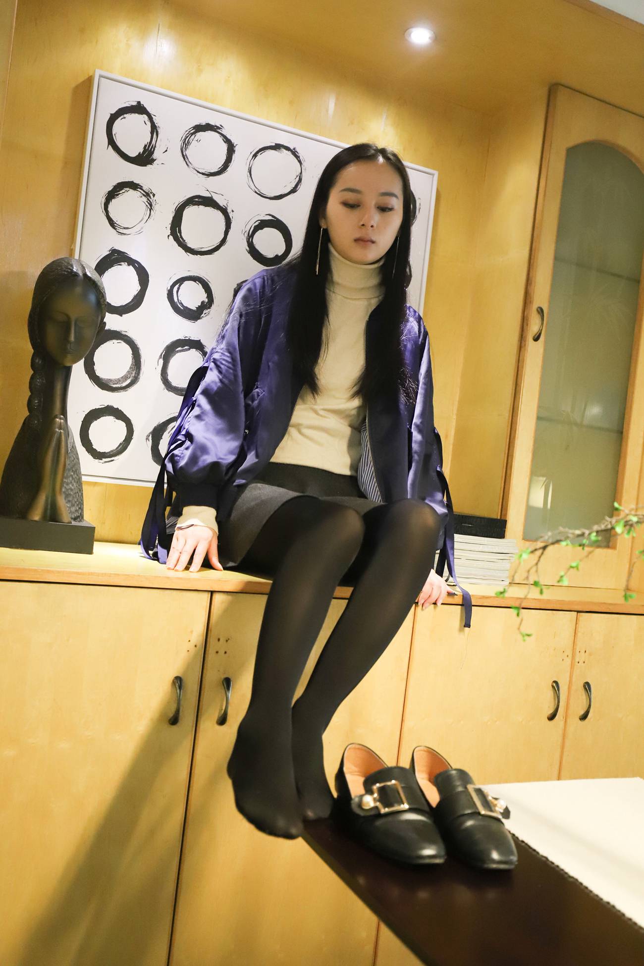 图片[50]-大西瓜爱牙膏-2018 12月活动 模特1（一） (1)黑厚 [170P] – 速更版-美库