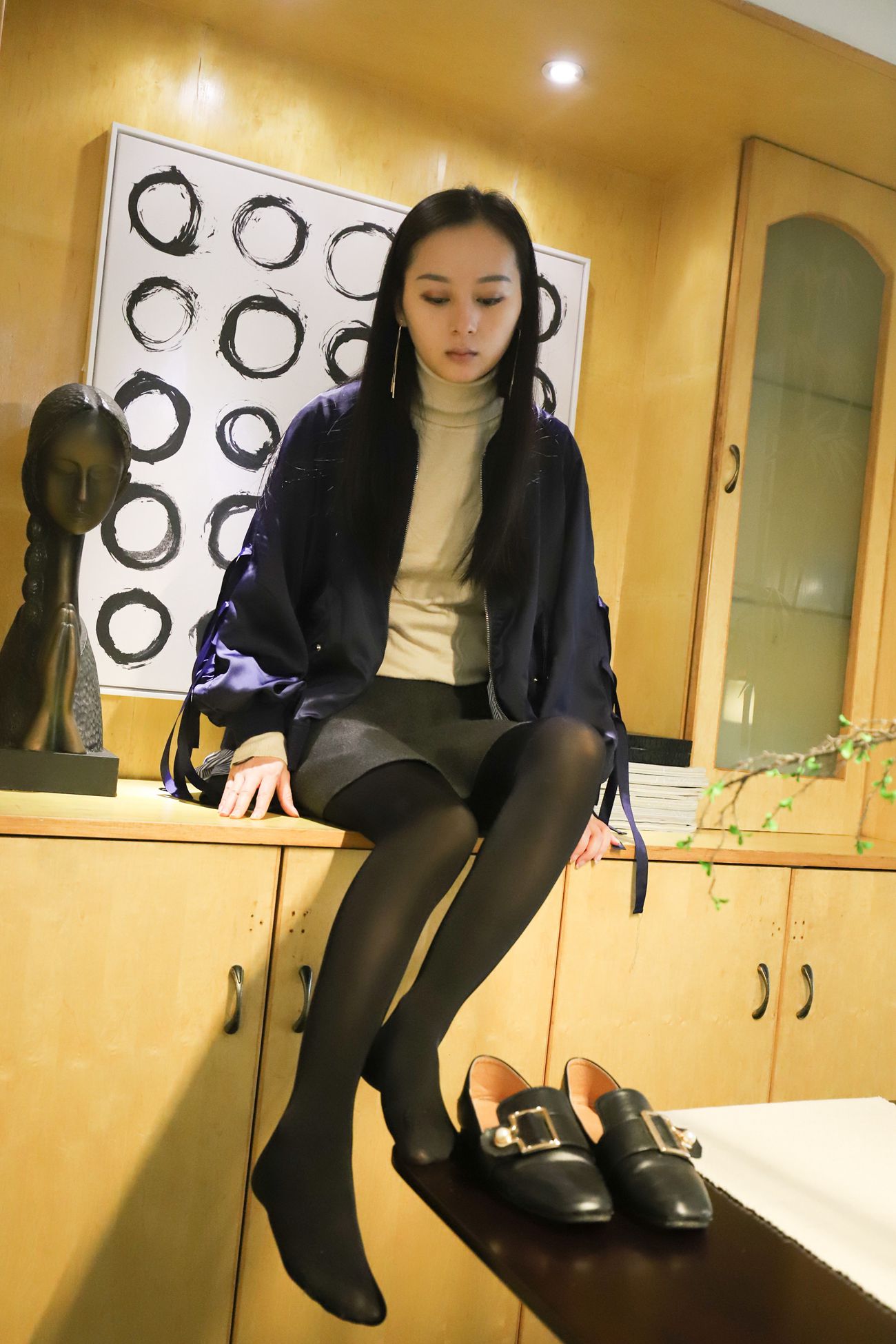 图片[51]-大西瓜爱牙膏-2018 12月活动 模特1（一） (1)黑厚 [170P] – 速更版-美库