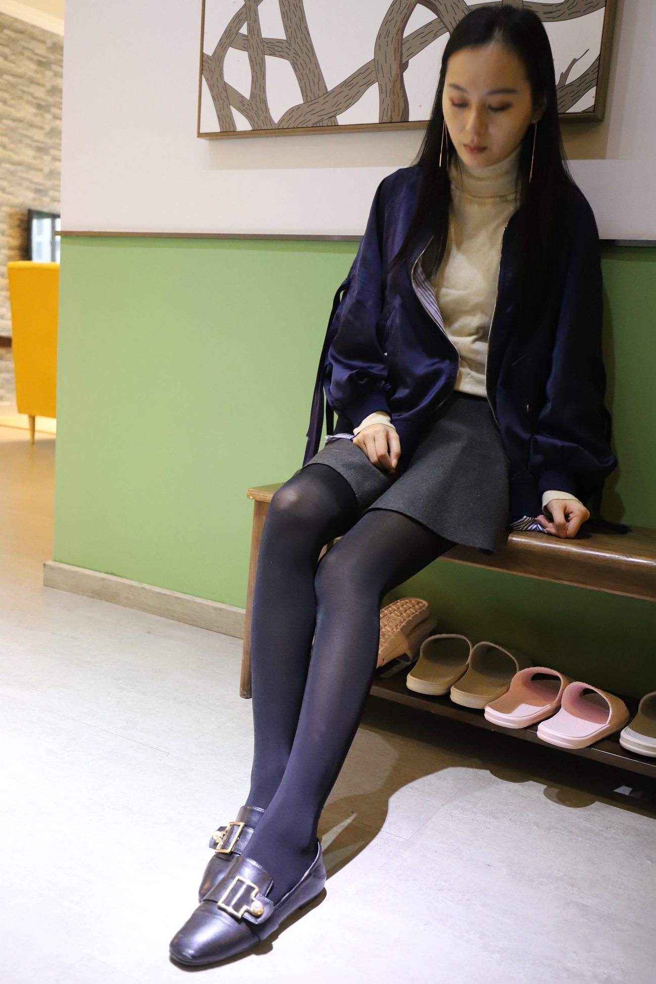 图片[167]-大西瓜爱牙膏-2018 12月活动 模特1（一） (1)黑厚 [170P] – 速更版-美库