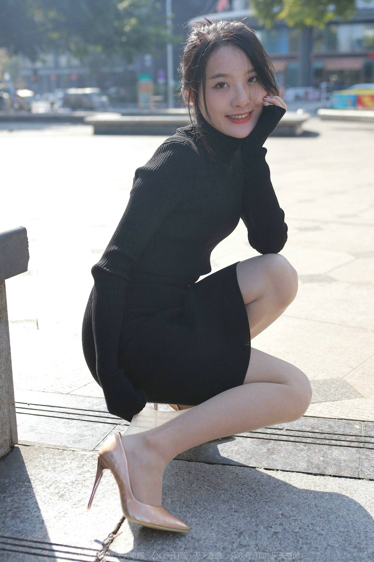 图片[36]-[IESS异思趣向]2022.03.21 丝享家1035：婉萍《黑色包臀裙》[89P] – 速更版-美库