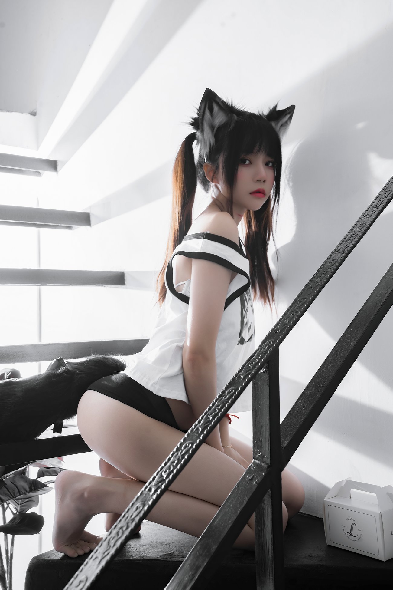 图片[11]-萝莉风COS 桜桃喵 – 狼崽崽[60P] – 速更版-美库