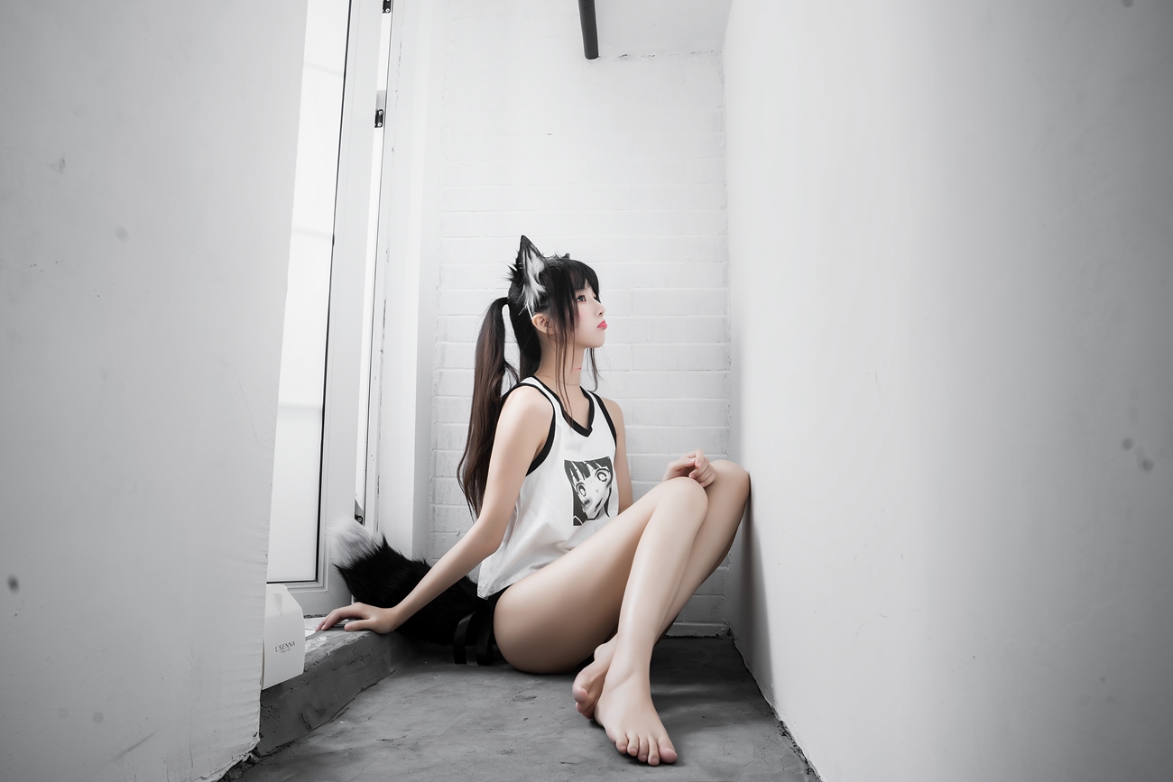 图片[25]-萝莉风COS 桜桃喵 – 狼崽崽[60P] – 速更版-美库