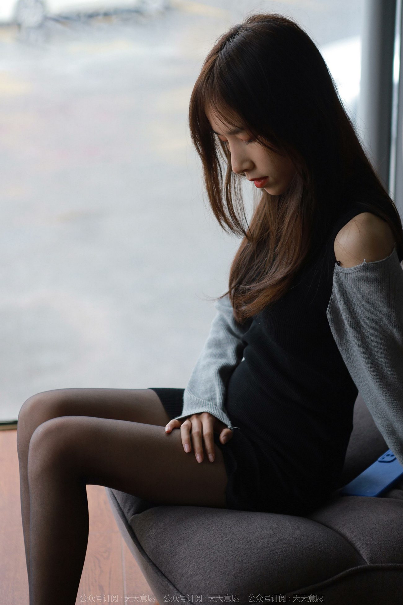 图片[43]-[IESS异思趣向]2022.03.26 丝享家1040：美子《沙发上的黑丝》[97P] – 速更版-美库