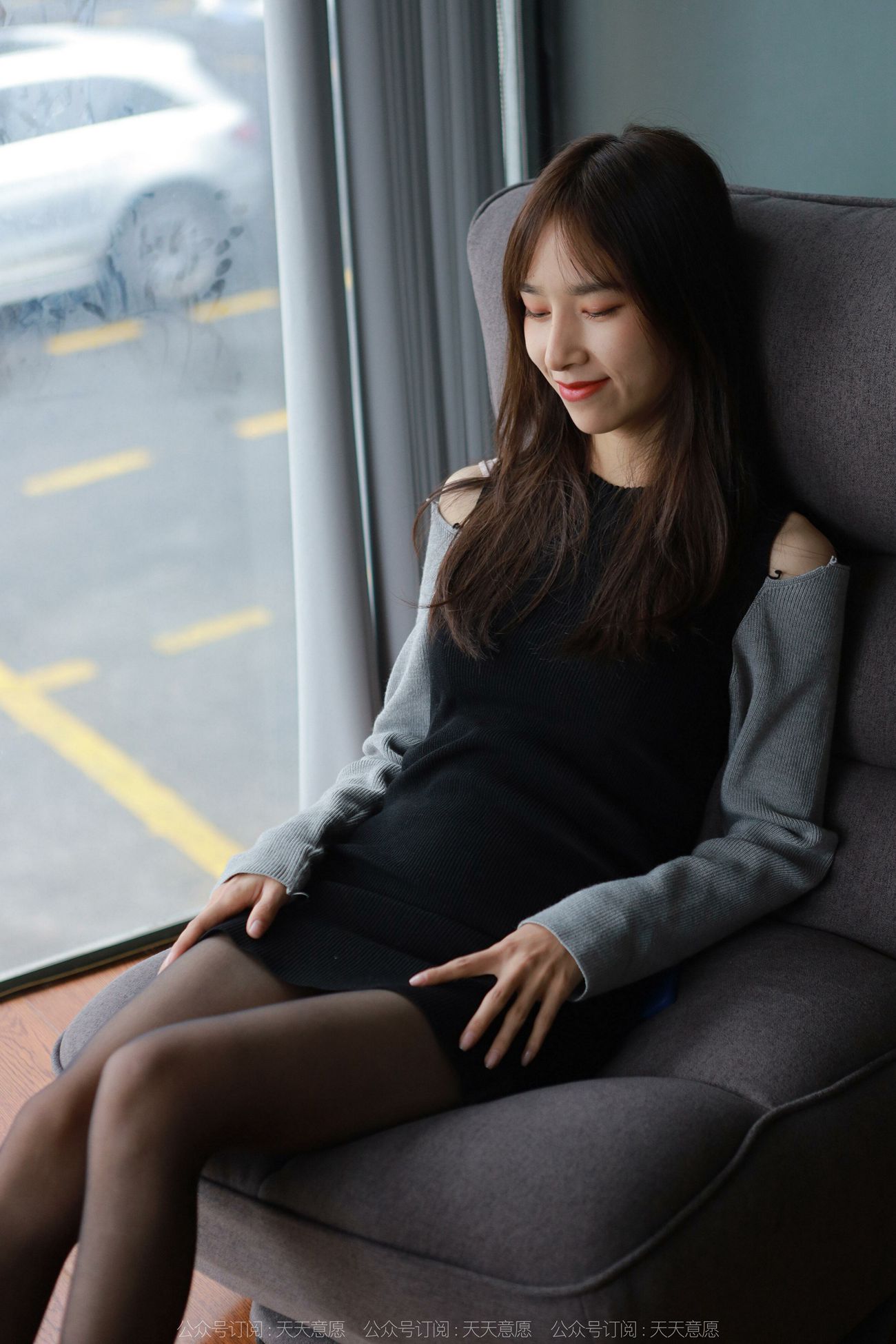 图片[47]-[IESS异思趣向]2022.03.26 丝享家1040：美子《沙发上的黑丝》[97P] – 速更版-美库