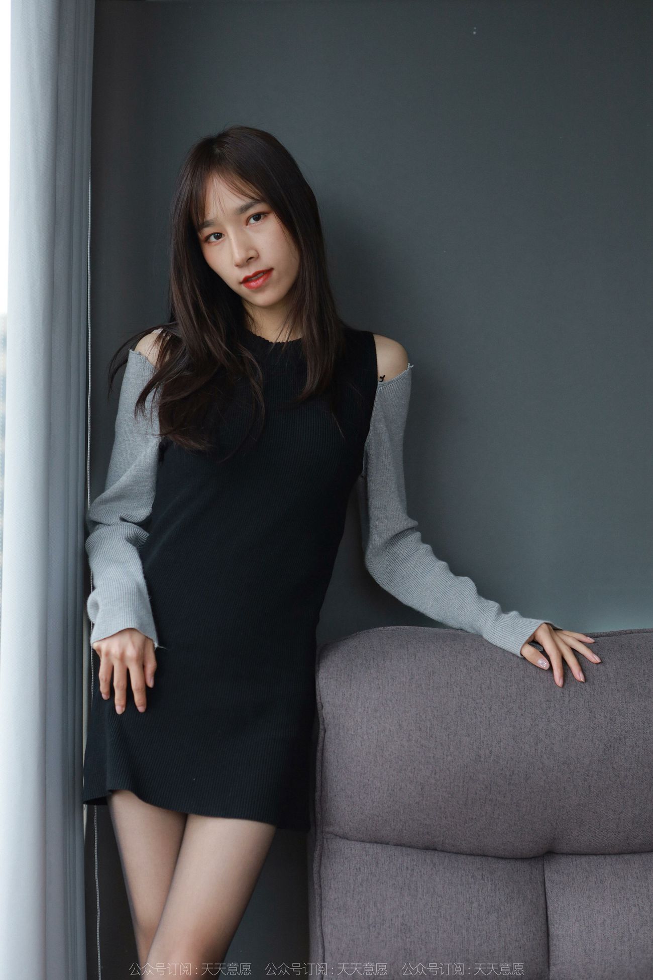 图片[54]-[IESS异思趣向]2022.03.26 丝享家1040：美子《沙发上的黑丝》[97P] – 速更版-美库