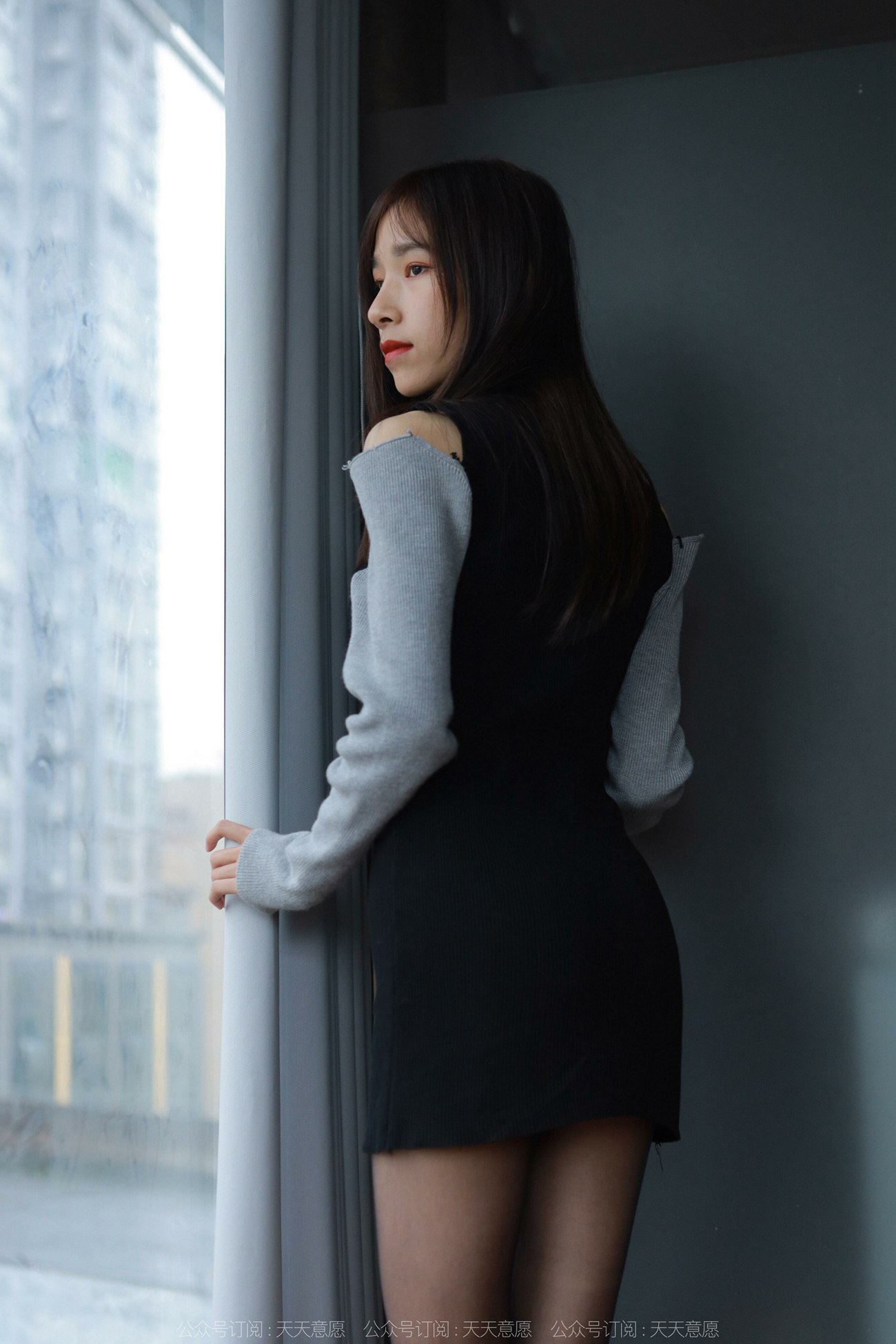 图片[63]-[IESS异思趣向]2022.03.26 丝享家1040：美子《沙发上的黑丝》[97P] – 速更版-美库