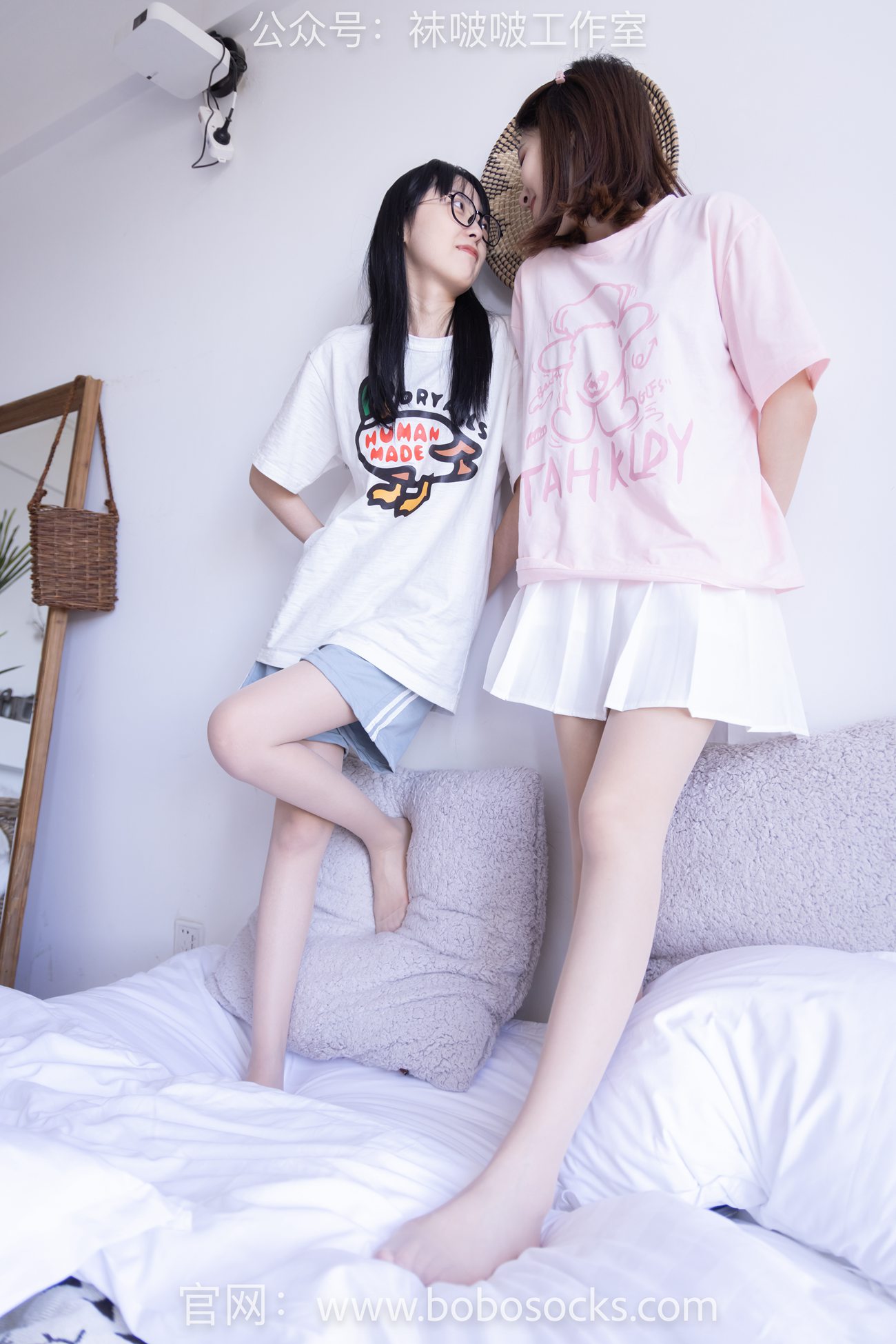 图片[66]-[BoBoSocks袜啵啵]NO.100 小甜豆与稚予-板鞋、肉丝、脚对脚互动剧情[132P] – 速更版-美库