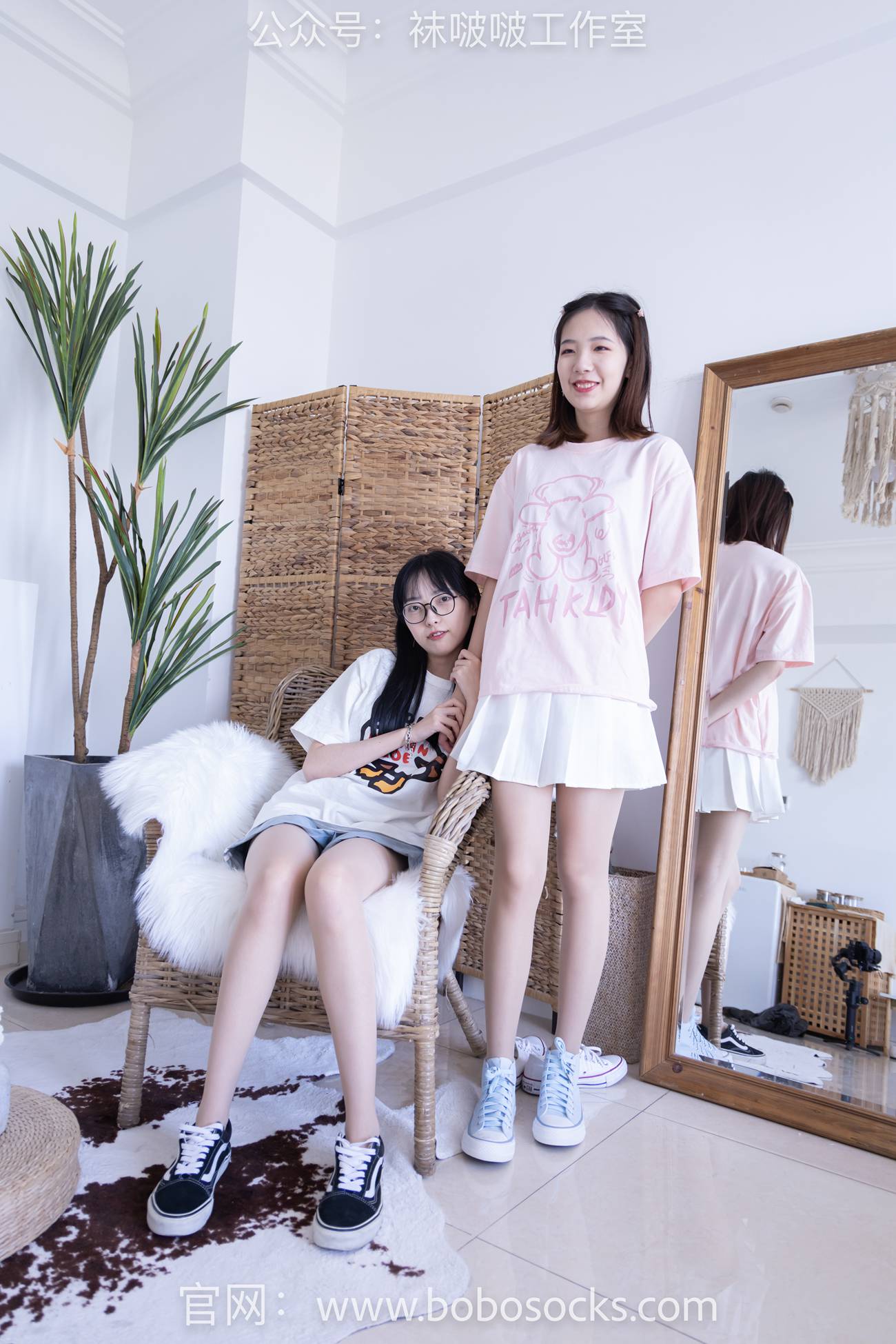 图片[125]-[BoBoSocks袜啵啵]NO.100 小甜豆与稚予-板鞋、肉丝、脚对脚互动剧情[132P] – 速更版-美库