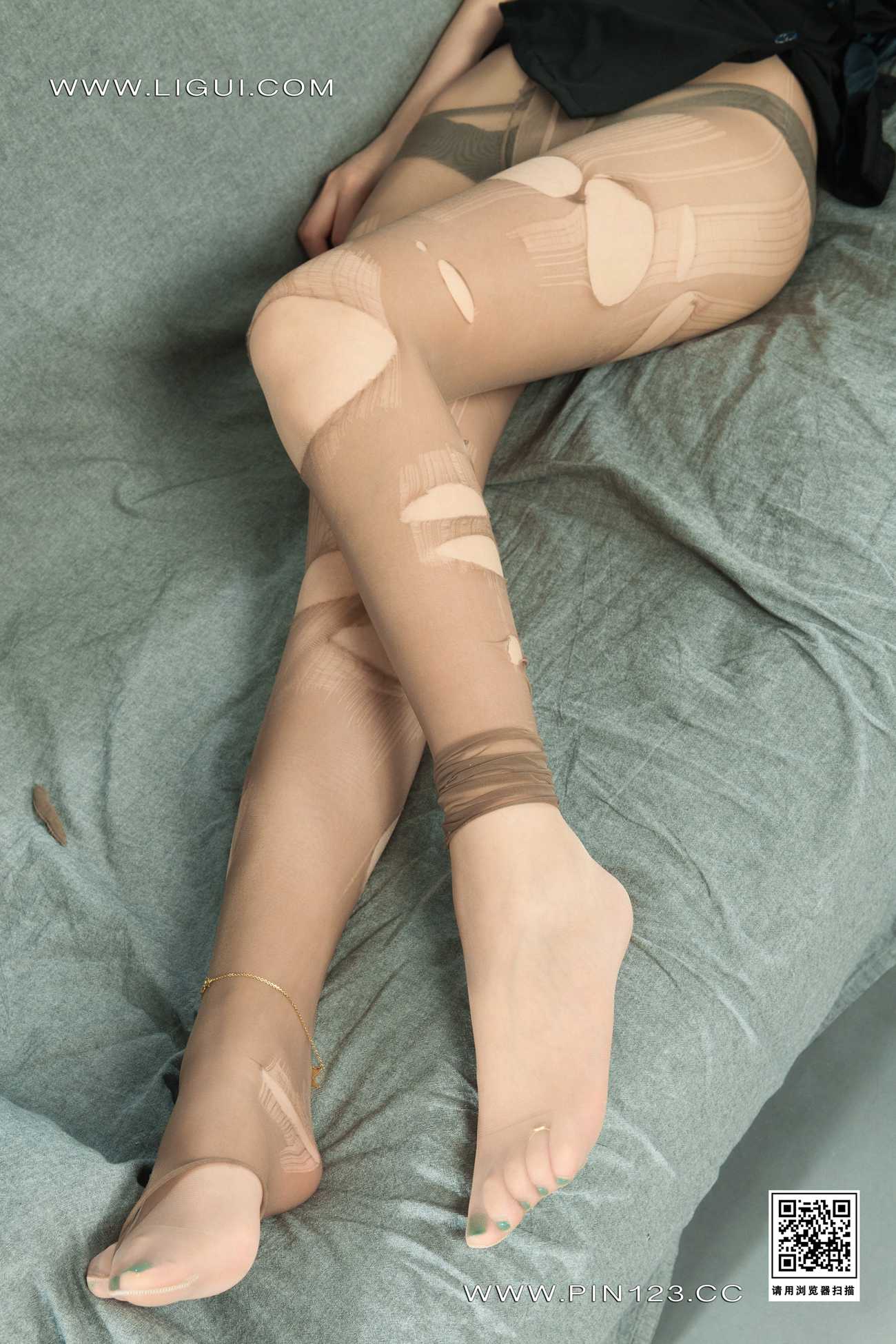 图片[63]-[Ligui丽柜]2022.07.11 撕情袜意 妖妖[86+1P] – 速更版-美库