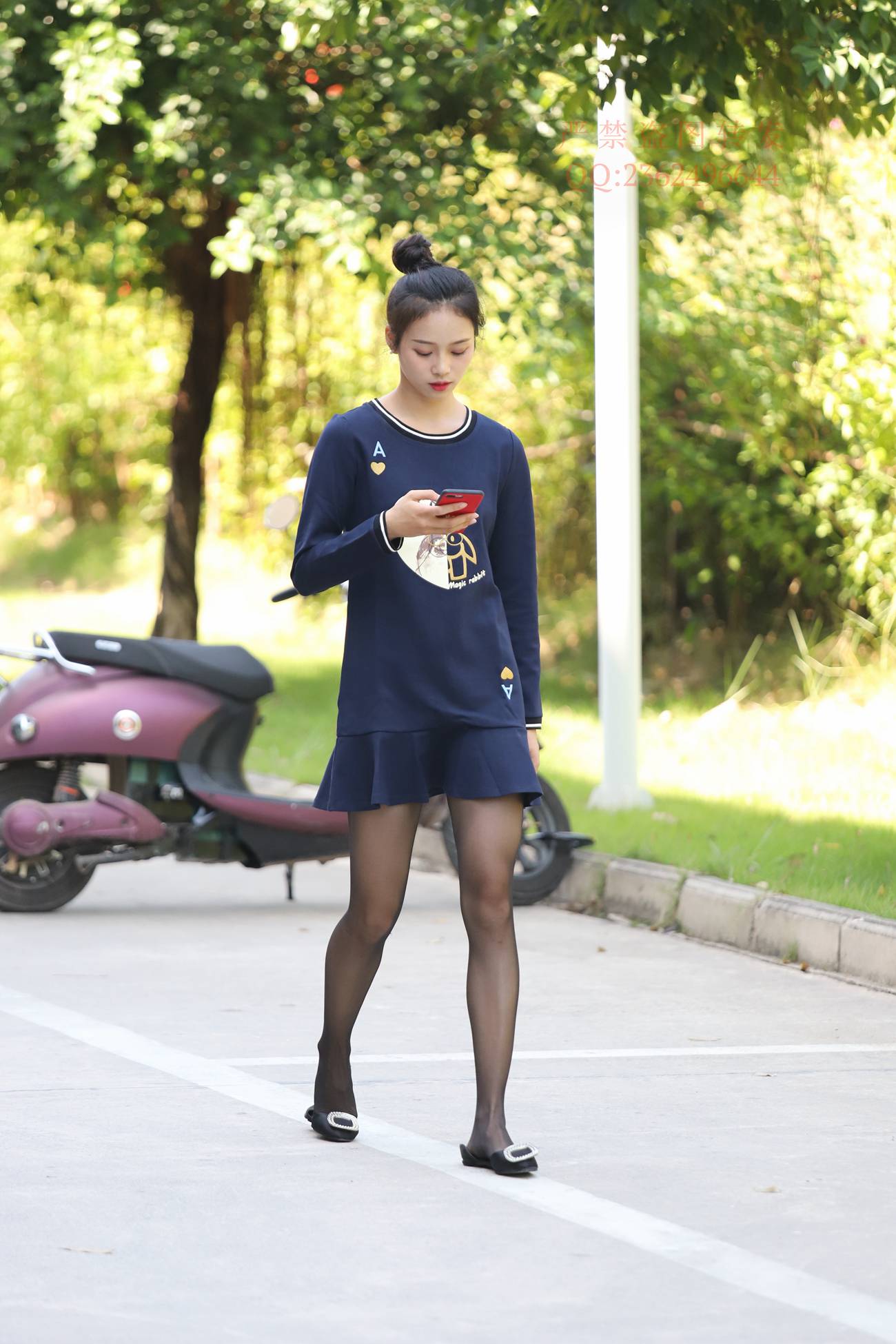 图片[31]-大西瓜爱牙膏-2019 1月活动 模特1（一） 黑丝 （1）[123P] – 速更版-美库