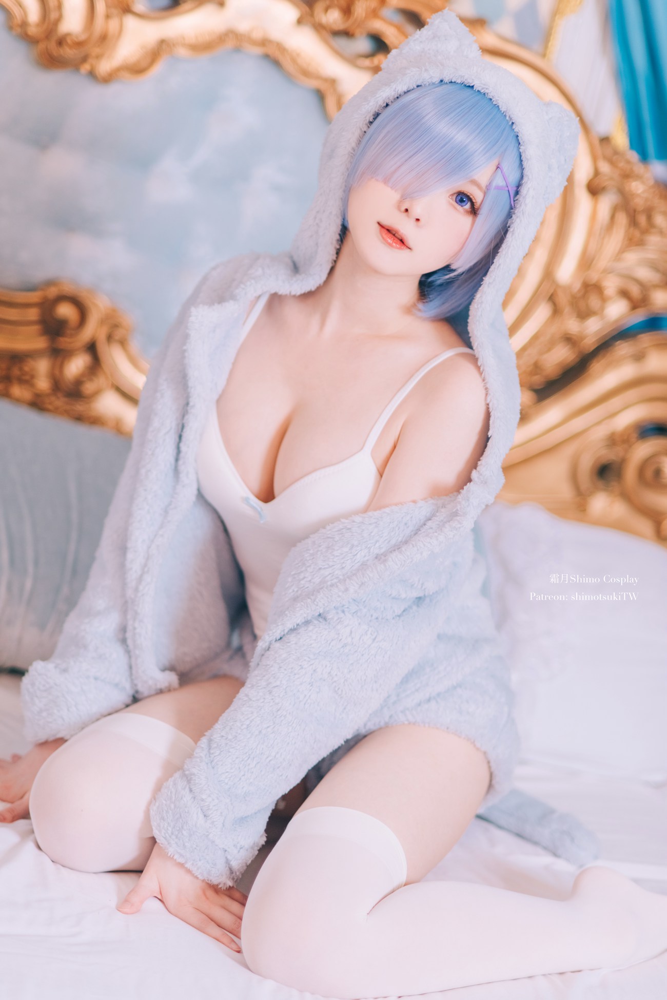 图片[10]-霜月shimo – 雷姆猫咪装 [16P] – 速更版-美库