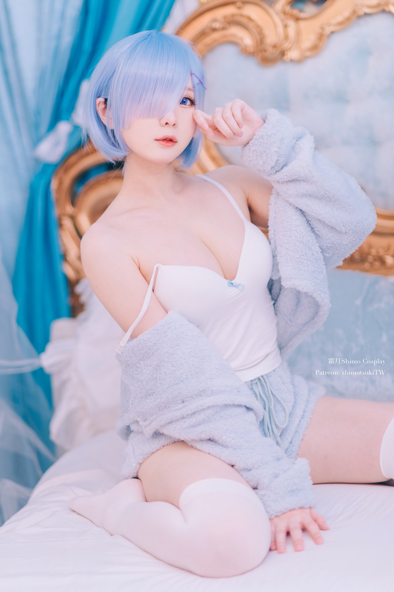 图片[13]-霜月shimo – 雷姆猫咪装 [16P] – 速更版-美库