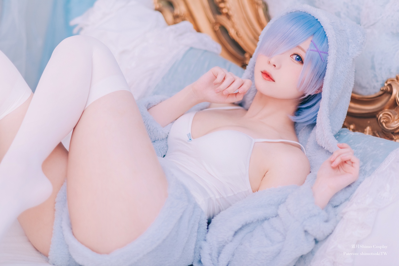 图片[15]-霜月shimo – 雷姆猫咪装 [16P] – 速更版-美库