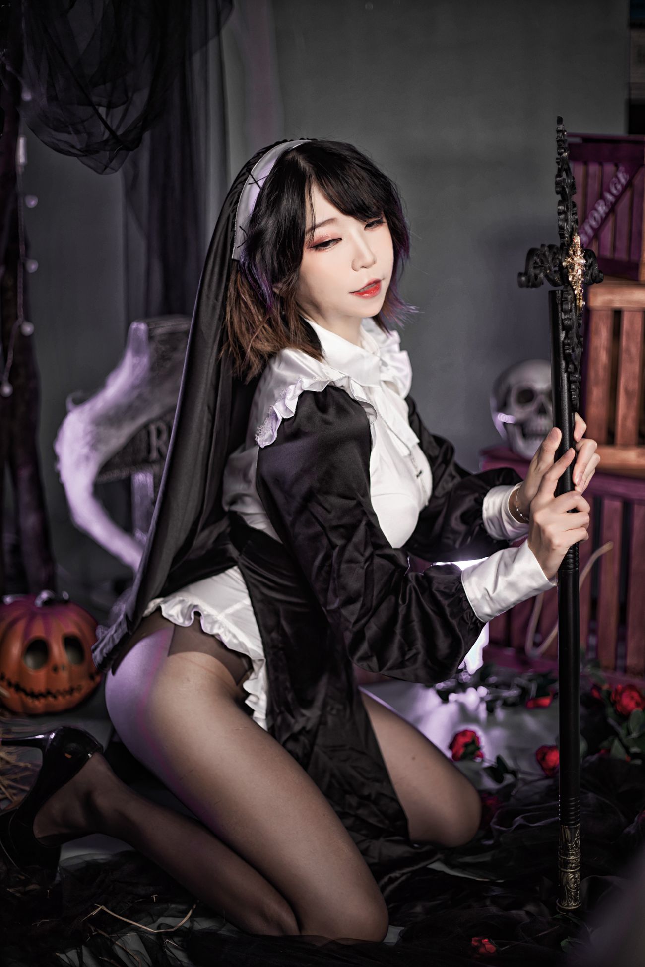 图片[15]-梓未 – 堕落修女 [14P] – 速更版-美库