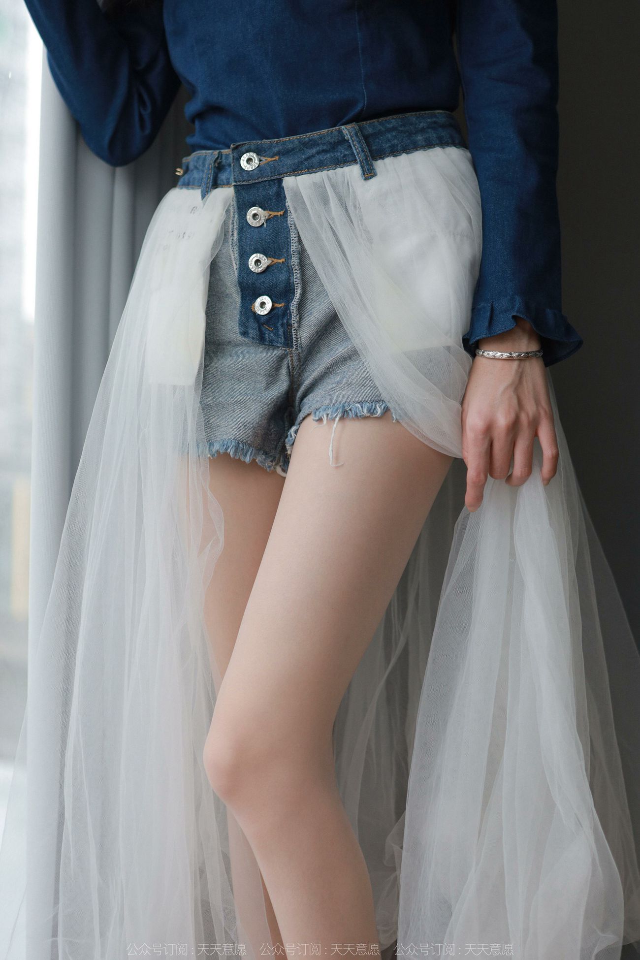 图片[20]-[IESS异思趣向]2022.03.31 丝享家1045：团团《长腿白纱》[95P] – 速更版-美库