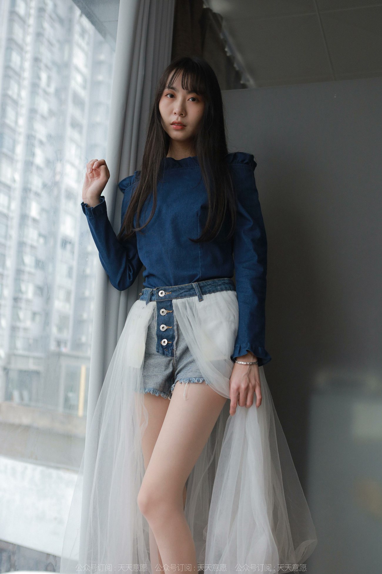 图片[21]-[IESS异思趣向]2022.03.31 丝享家1045：团团《长腿白纱》[95P] – 速更版-美库