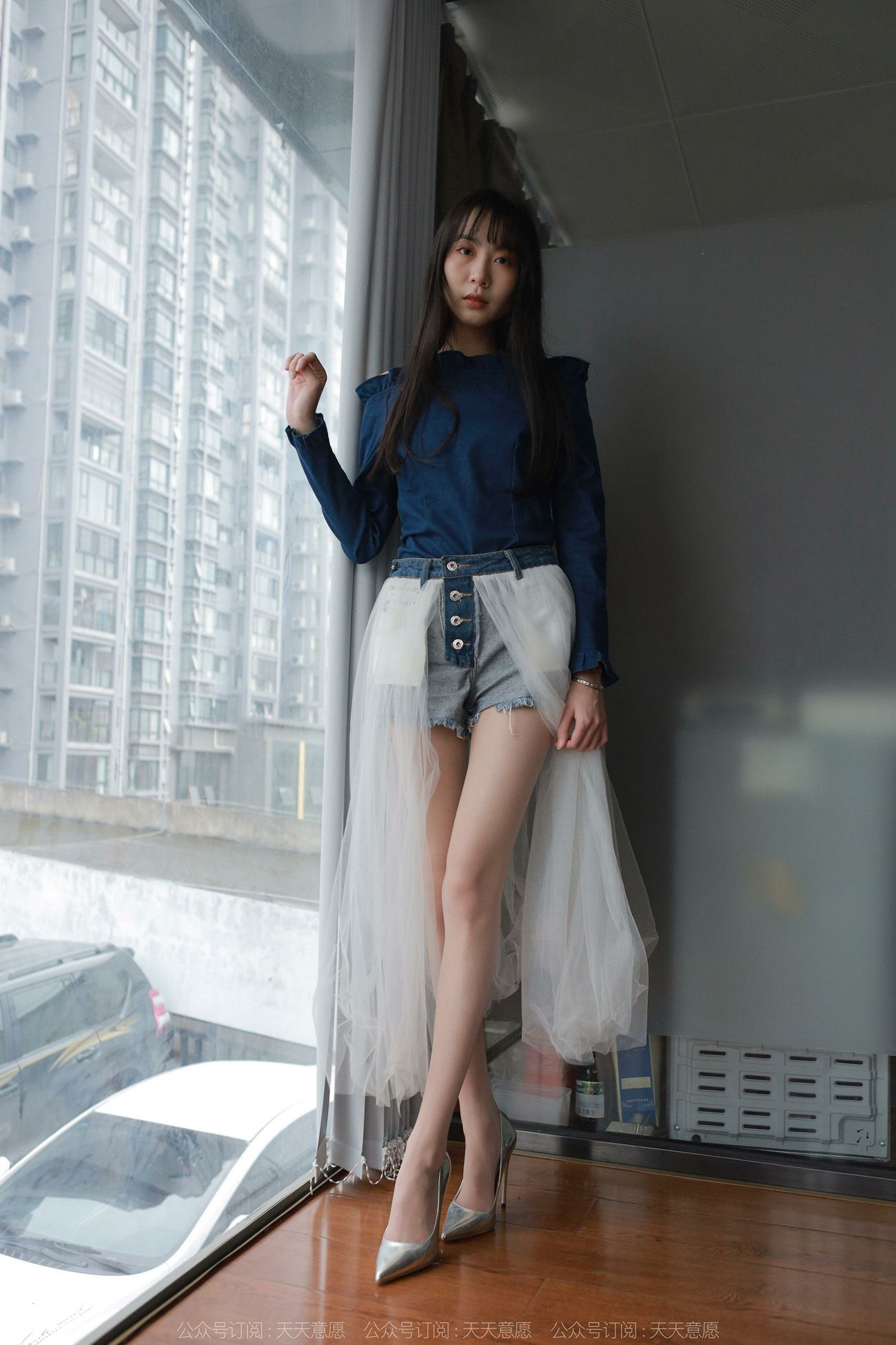 图片[22]-[IESS异思趣向]2022.03.31 丝享家1045：团团《长腿白纱》[95P] – 速更版-美库