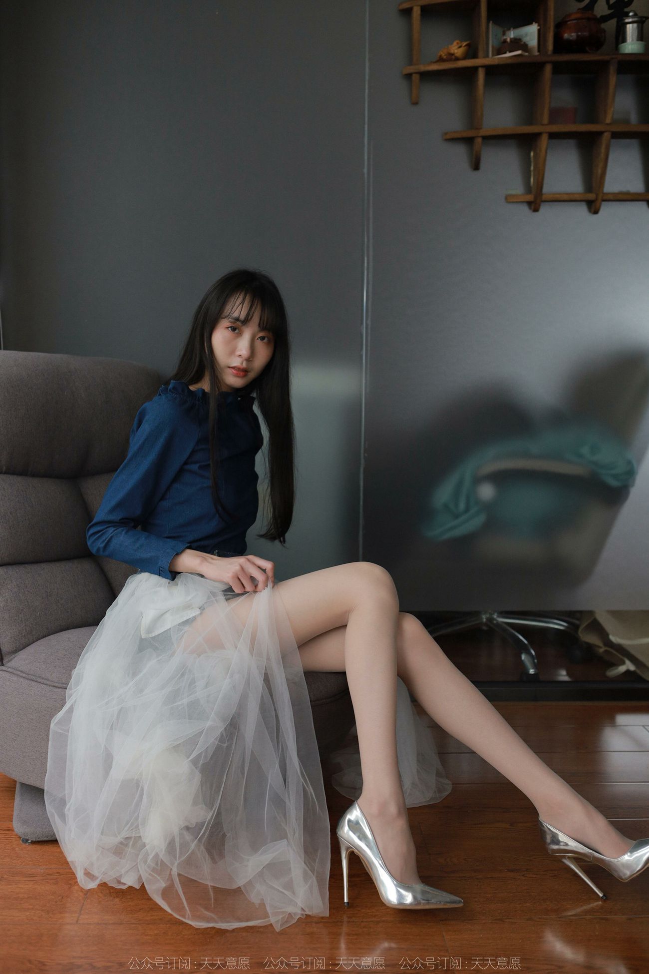 图片[57]-[IESS异思趣向]2022.03.31 丝享家1045：团团《长腿白纱》[95P] – 速更版-美库