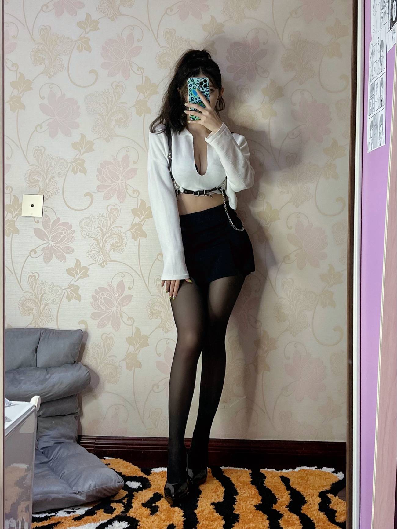 图片[12]-KETTOE – 黑丝[23P] – 速更版-美库