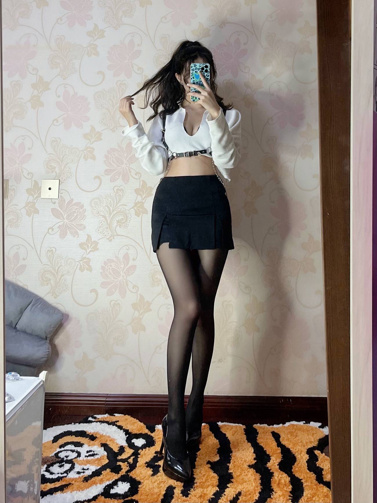 图片[14]-KETTOE – 黑丝[23P] – 速更版-美库