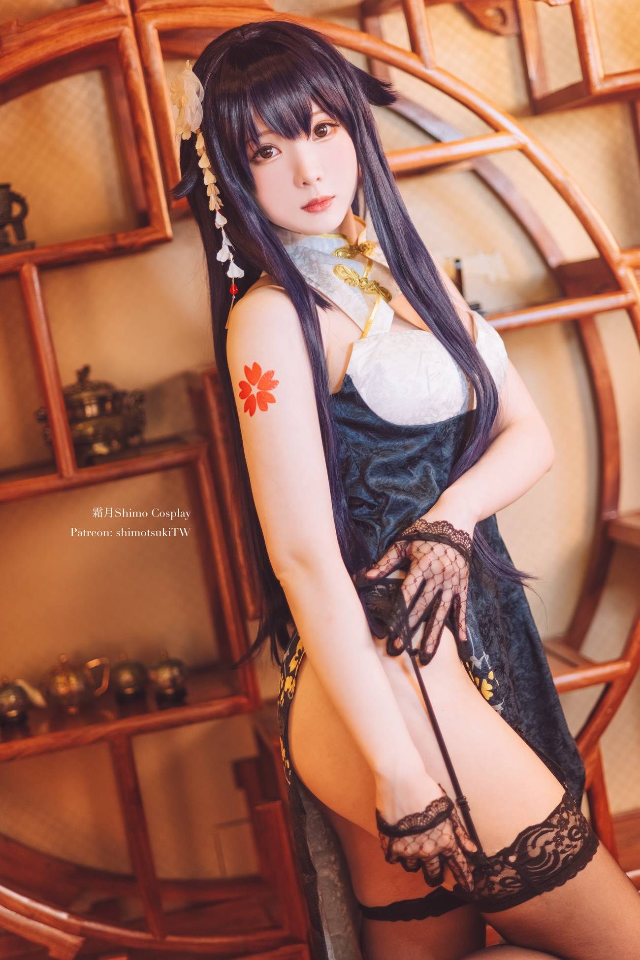 图片[11]-微博妹纸霜月shimo – 碧蓝航线 吾妻旗袍 [12P] – 速更版-美库