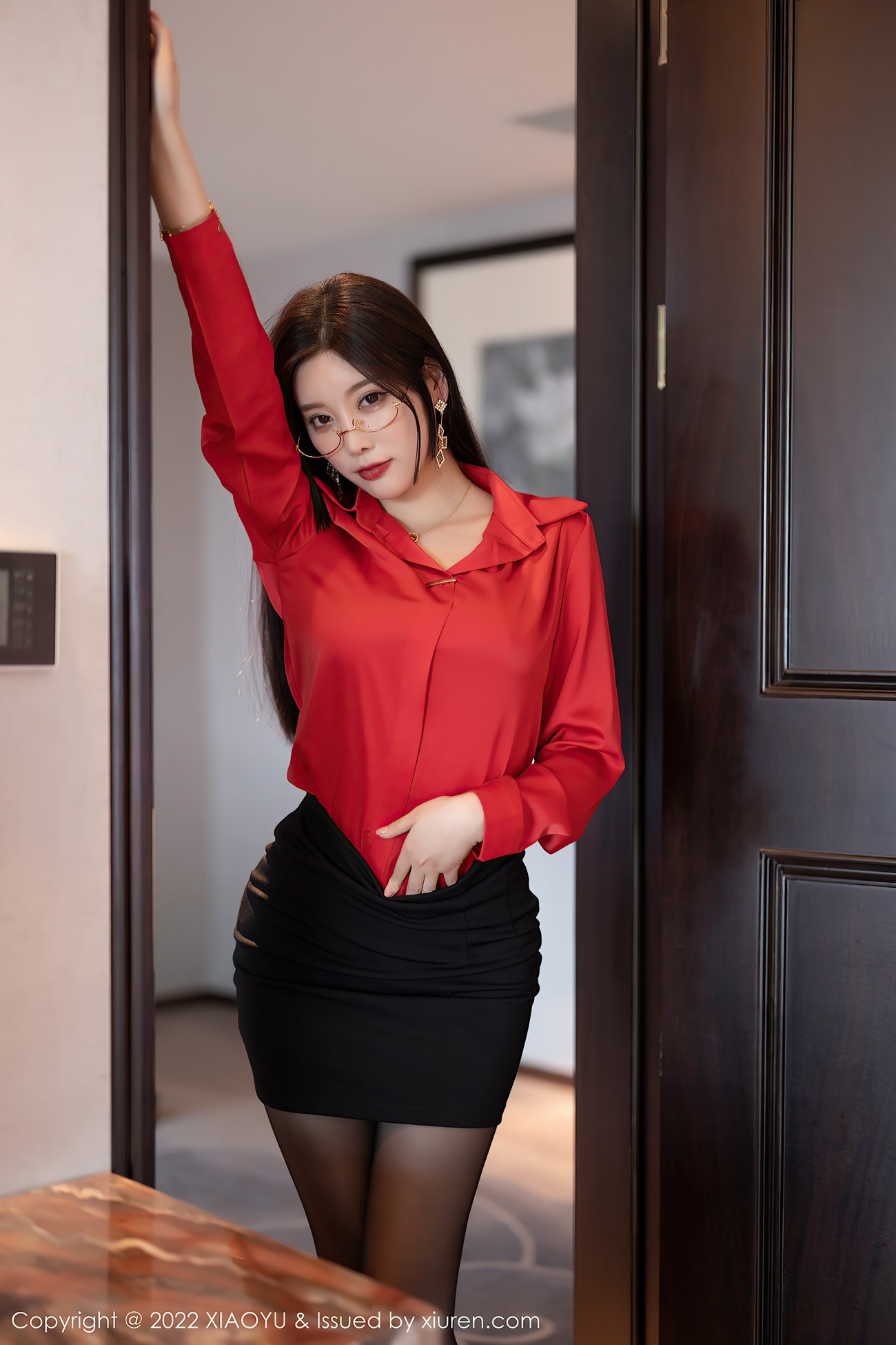 图片[38]-[XIAOYU语画界] 2022.06.17 VOL.801 杨晨晨Yome 美腿黑丝[57P] – 速更版-美库