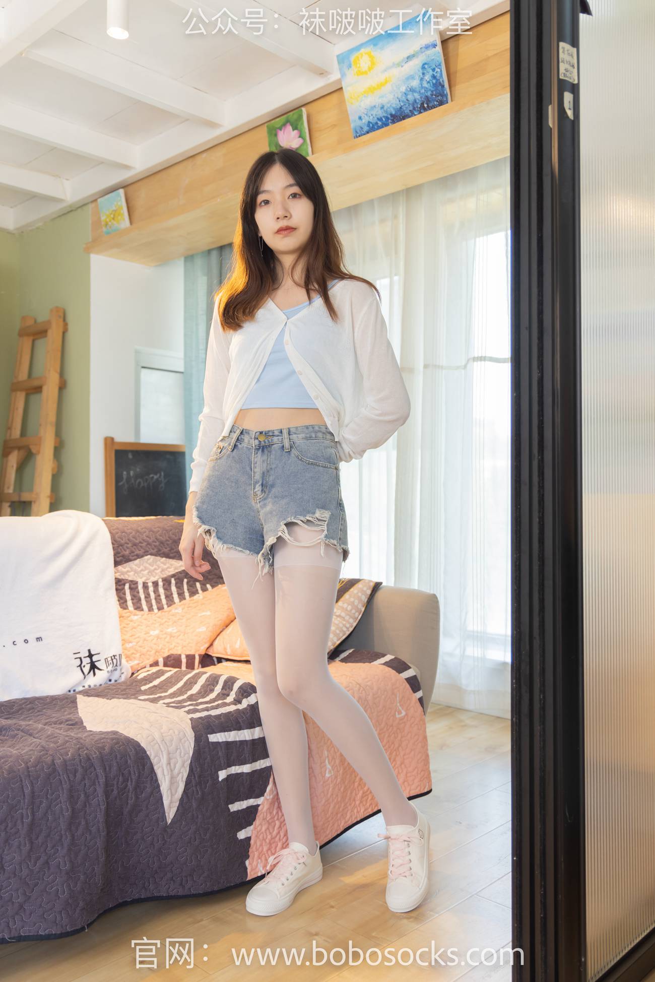 图片[22]-[BoBoSocks袜啵啵]NO.102 小甜豆-板鞋、白丝[140P] – 速更版-美库